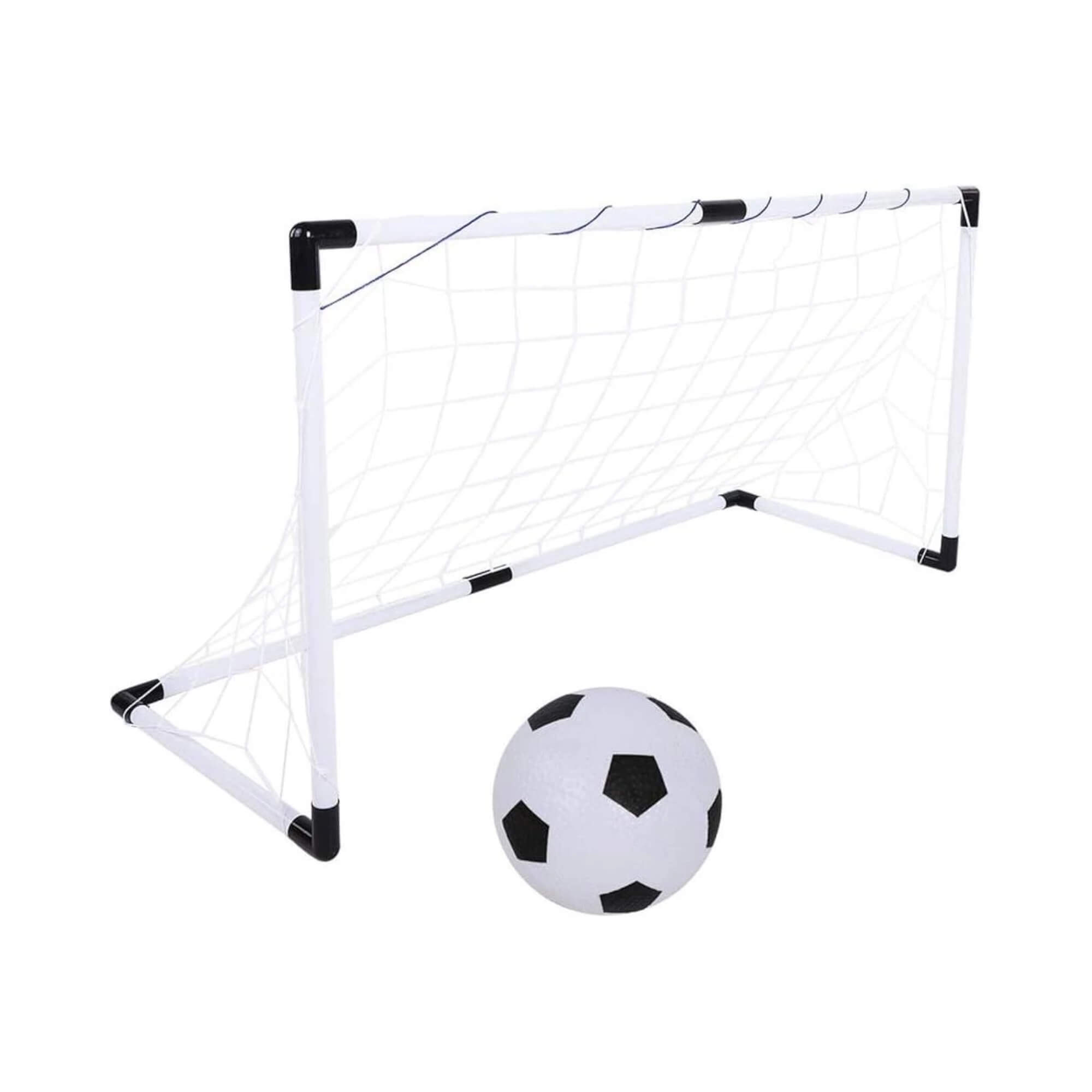 Conjunto Gol Futebol Trave e Bola Infantil Brinquedo BBR - R3226