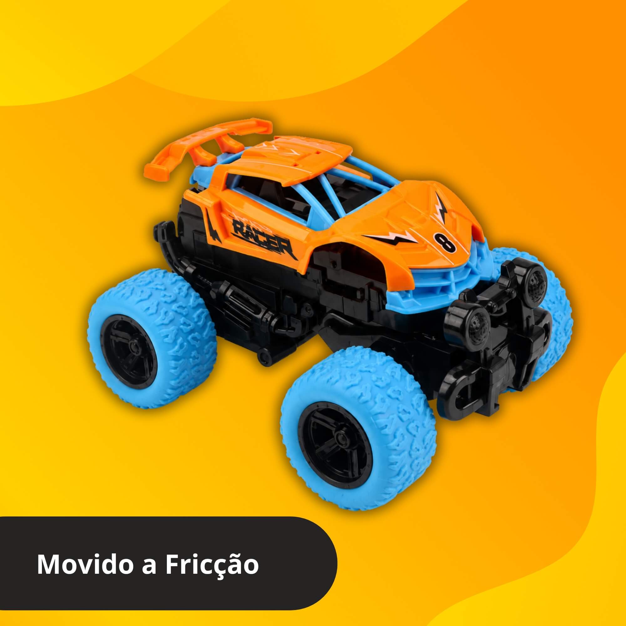 Brinquedo Carro Monster Mega City Sortido e Unitário BBR - R3446