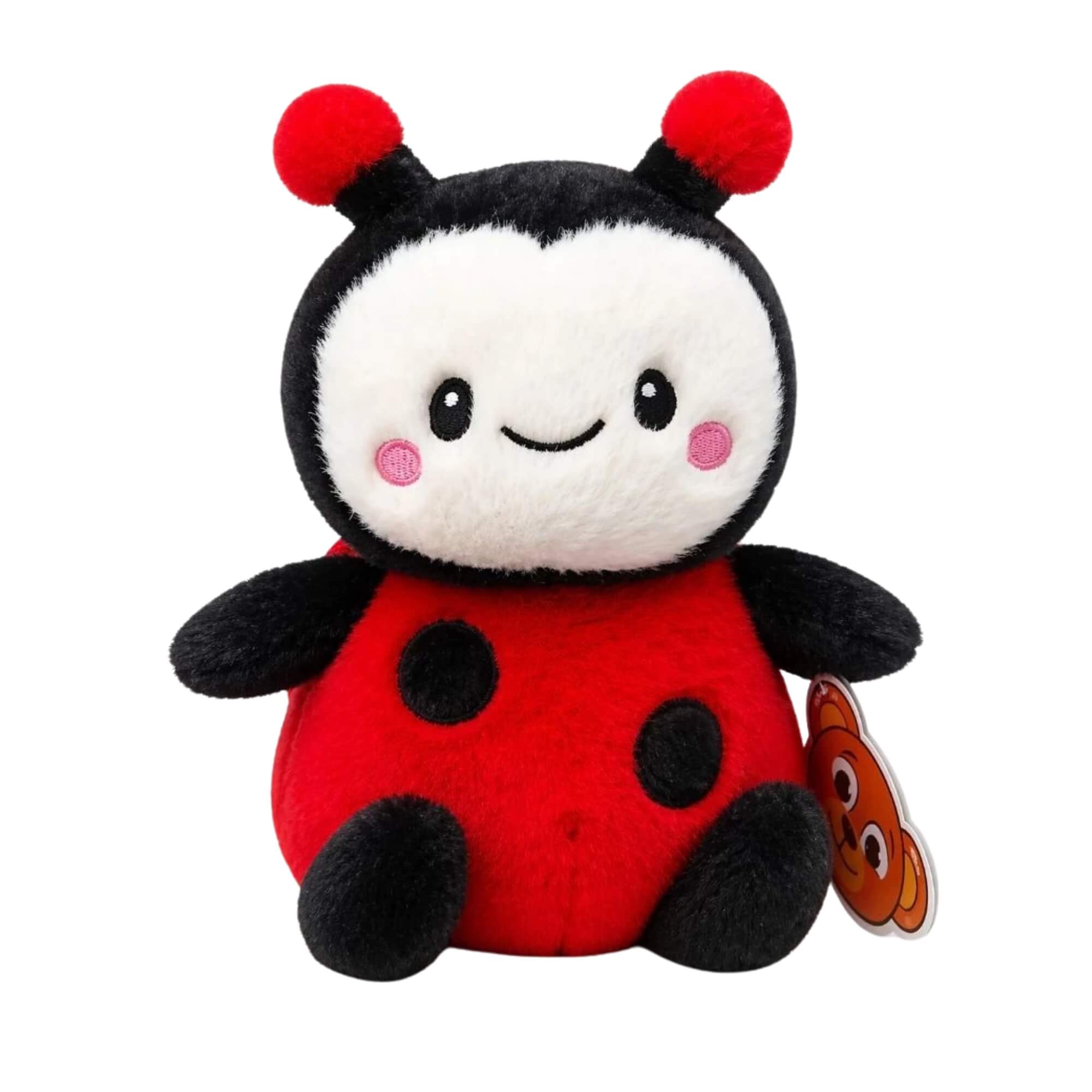 Pelúcia Insetos Fofinhos 25cm Abelha ou Joaninha (Sortido e Unitário) BBR - R3755
