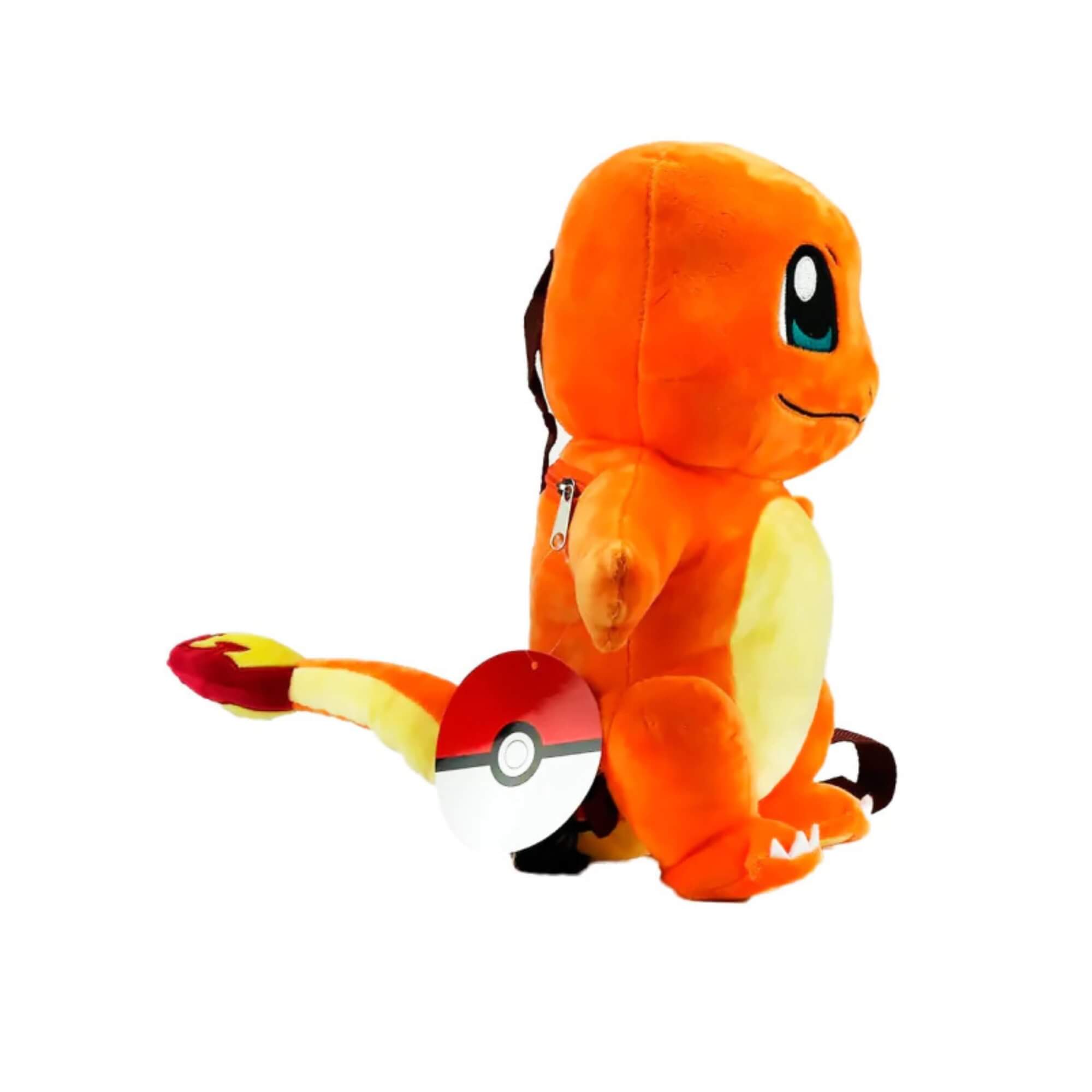 Mochila Pelúcia Infantil Charmander Pokemon BBR - PK0004