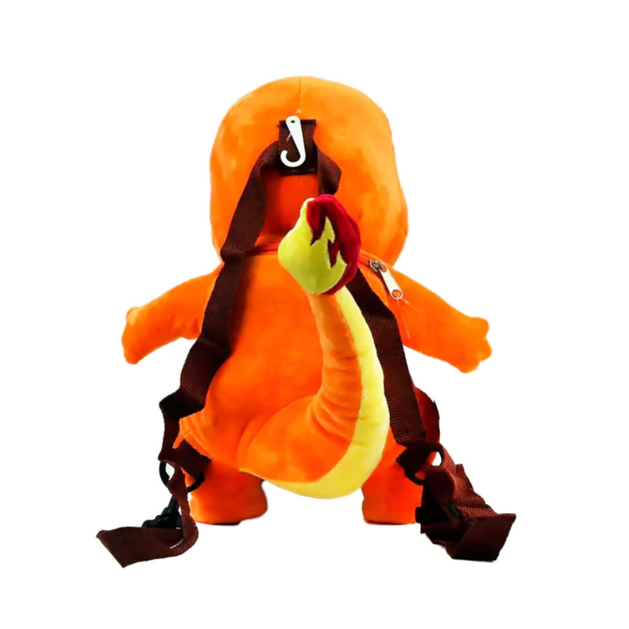 Mochila Pelúcia Infantil Charmander Pokemon BBR - PK0004