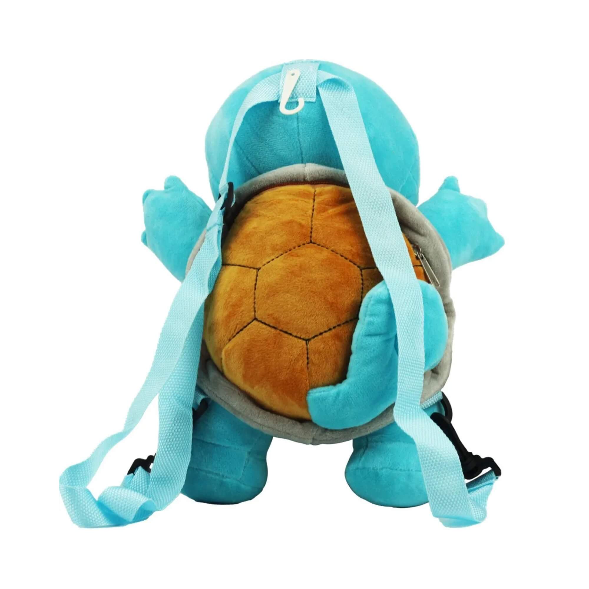 Mochila Pelúcia Infantil Squirtle Pokemon BBR - PK0002