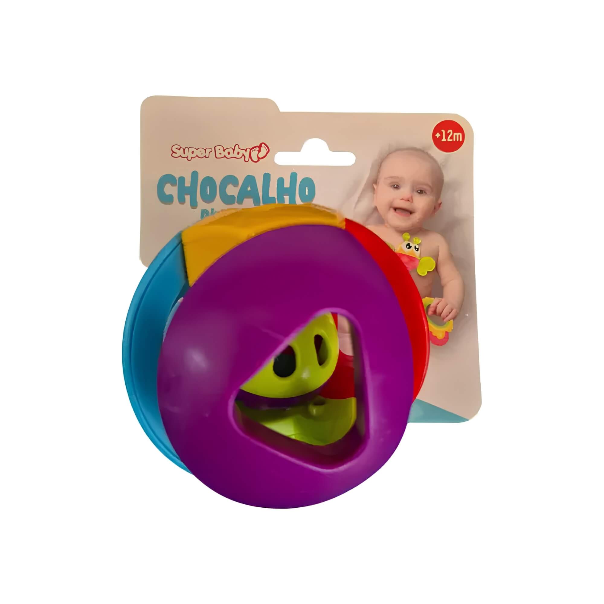 Brinquedo Chocalho Divertido Super Baby Sortido e Unitário BBR -  R3648