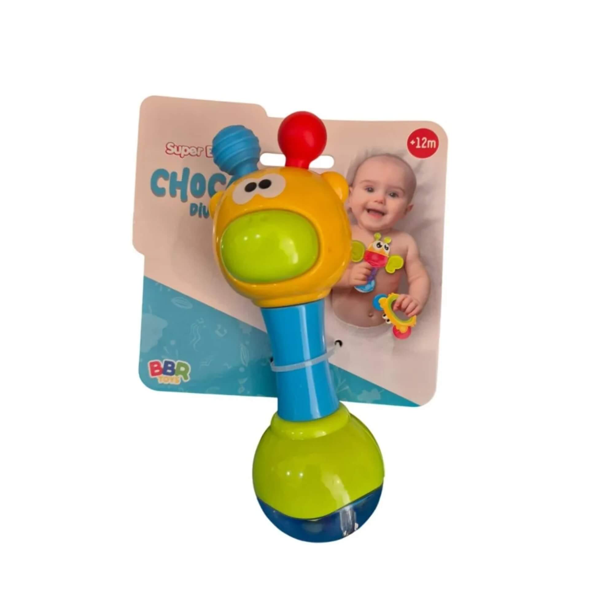 Brinquedo Chocalho Divertido Super Baby Sortido e Unitário BBR -  R3648