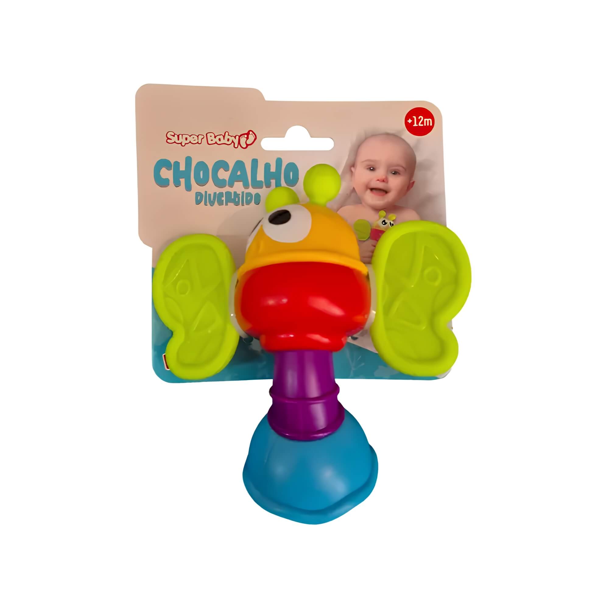 Brinquedo Chocalho Divertido Super Baby Sortido e Unitário BBR -  R3648