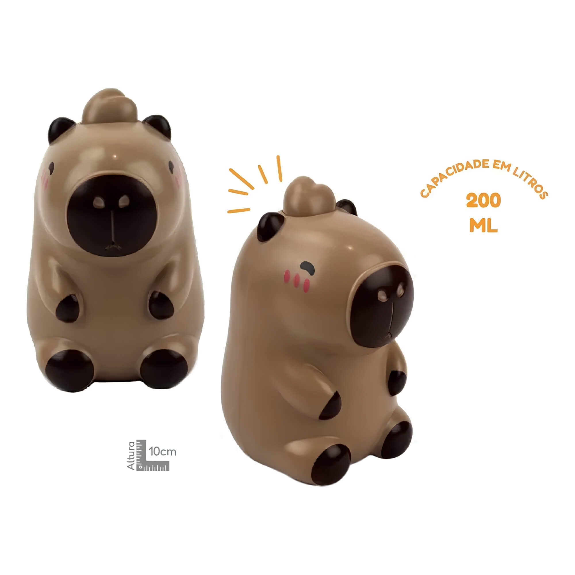 Brinquedo Lança Água Capivara 200ml BBR - R3700