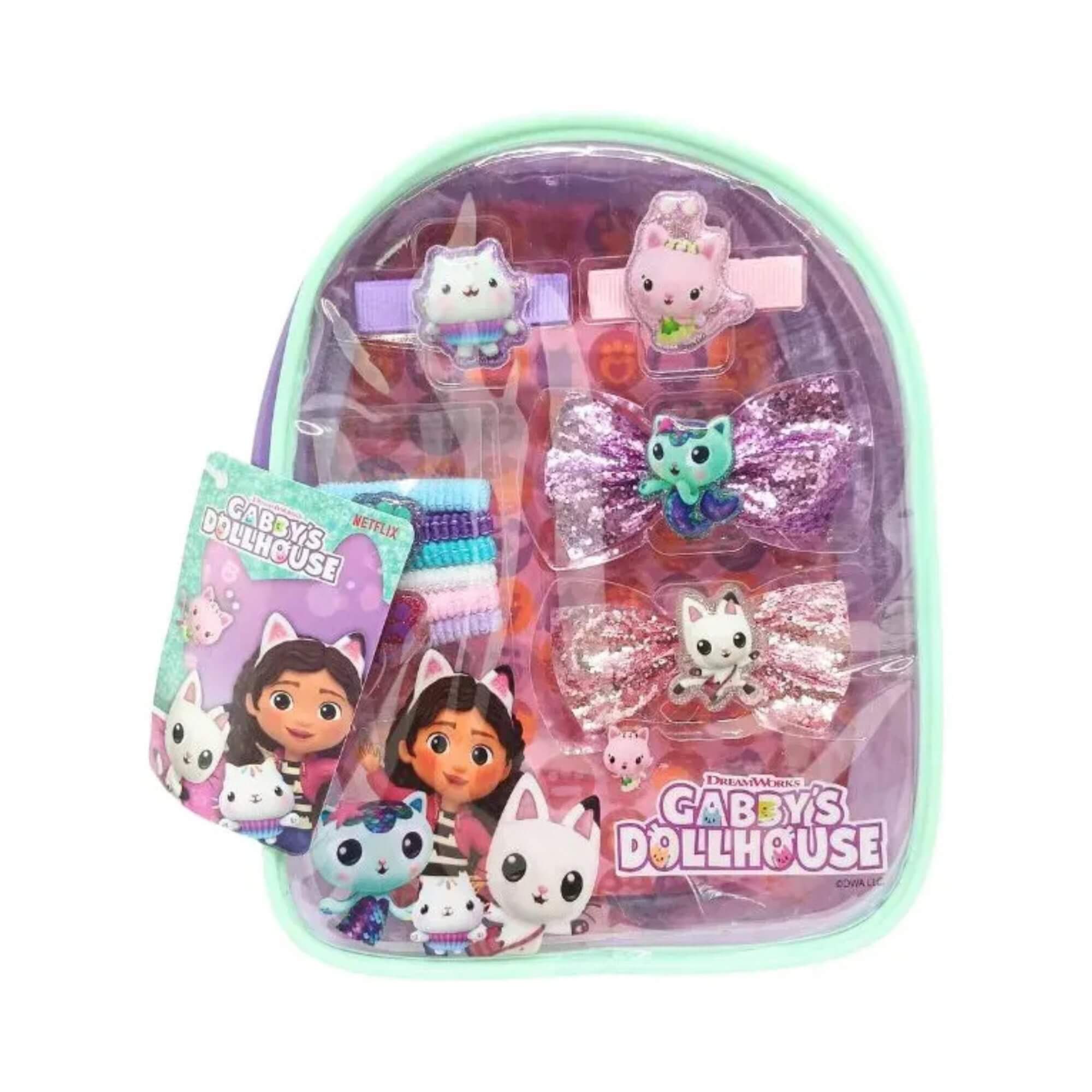 Mochilinha com Acessórios Gabby's Dollhouse 11 Peças BBR - UN0012