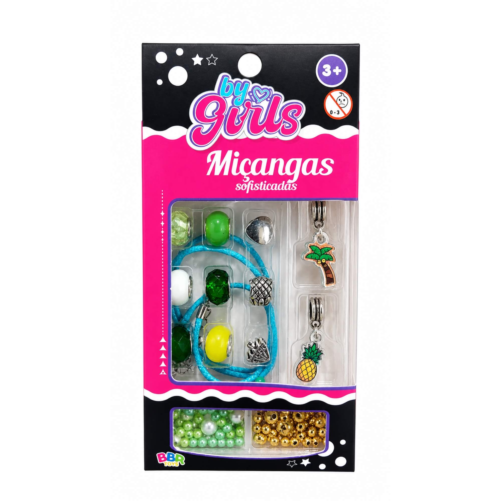 Kit Miçangas Sofisticadas 24 Peças - Sortido e Unitário BBR - R3517