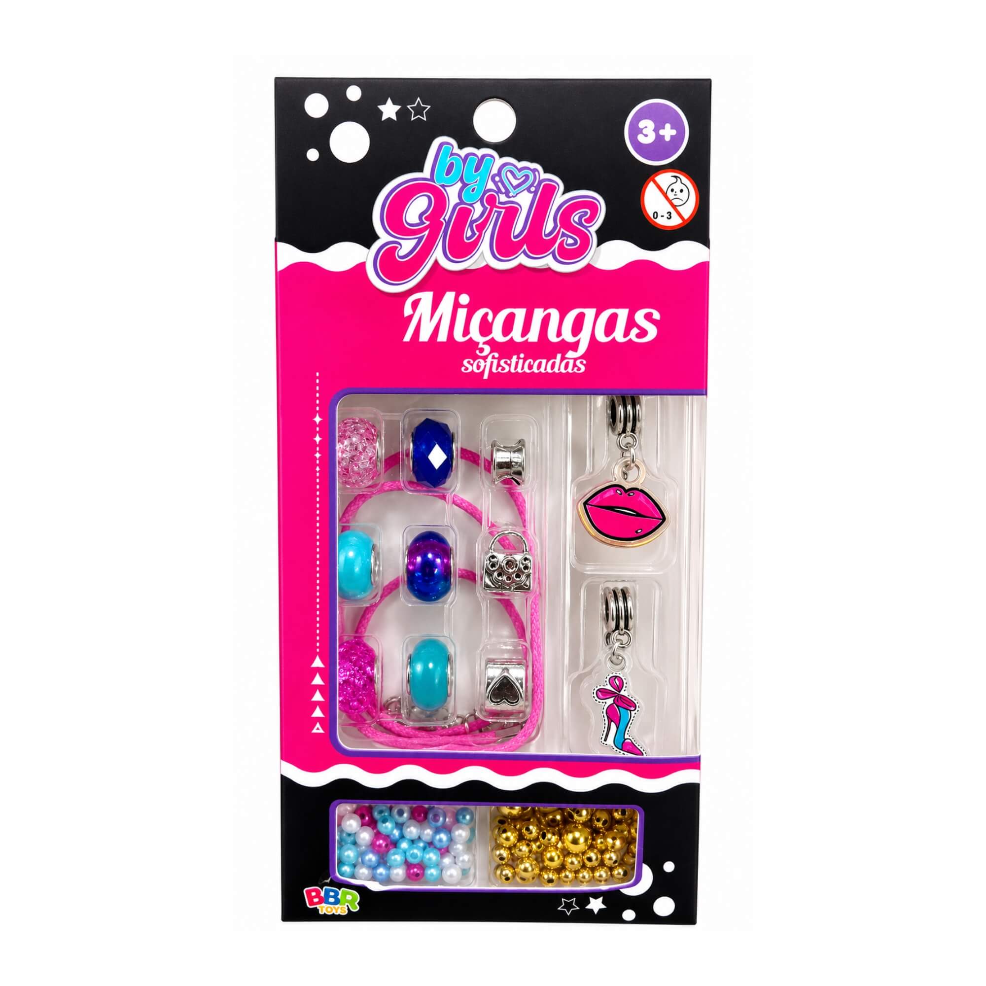 Kit Miçangas Sofisticadas 24 Peças - Sortido e Unitário BBR - R3517