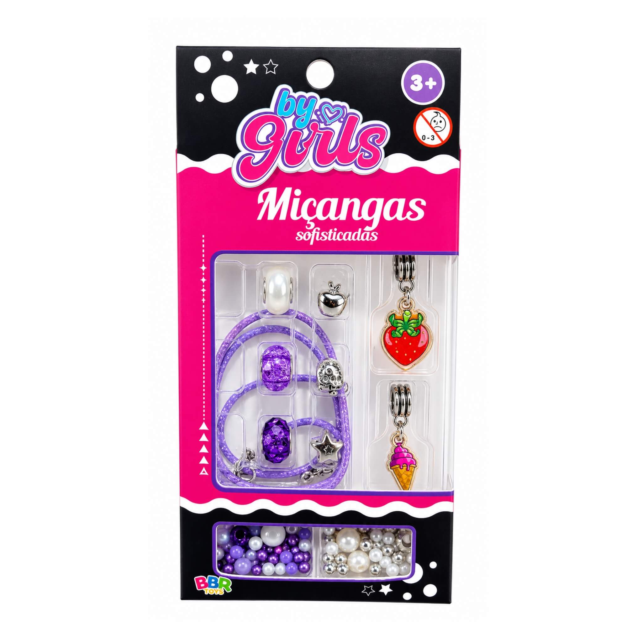 Kit Miçangas Sofisticadas 24 Peças - Sortido e Unitário BBR - R3517