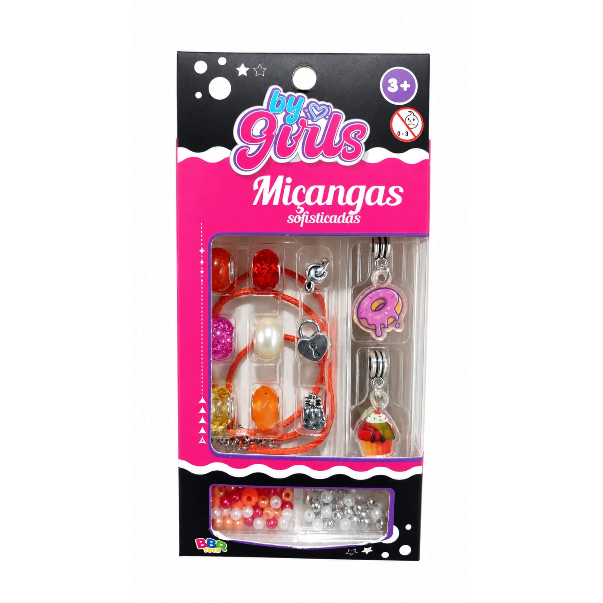 Kit Miçangas Sofisticadas 24 Peças - Sortido e Unitário BBR - R3517