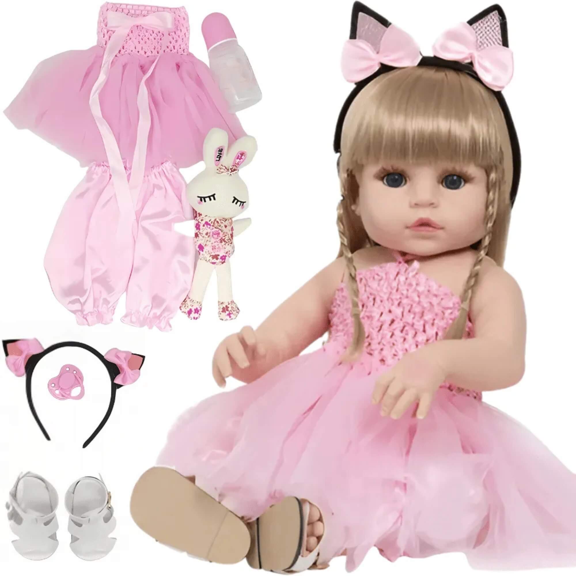 Boneca Realista Mariana Baby Star BBR - R3480