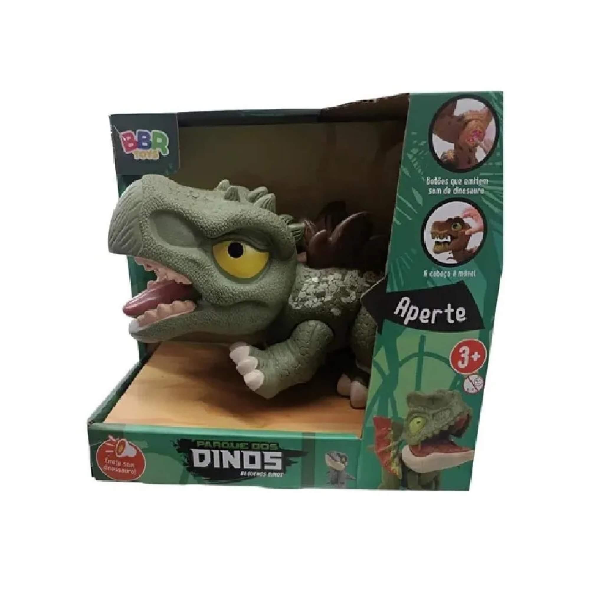Brinquedo Boneco Dino Feroz com Som e Luz Sortido e Unitário BBR - R3450