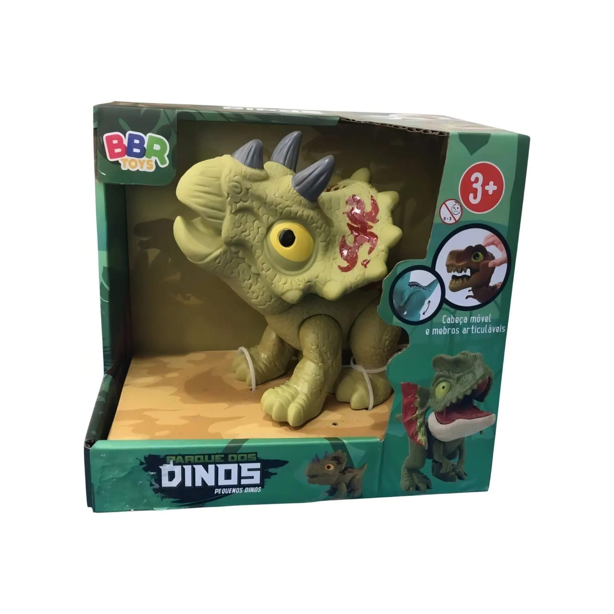 Brinquedo Boneco Dinossauro Feroz (Parque dos Dinos) Sortido e Unitário BBR - R3449