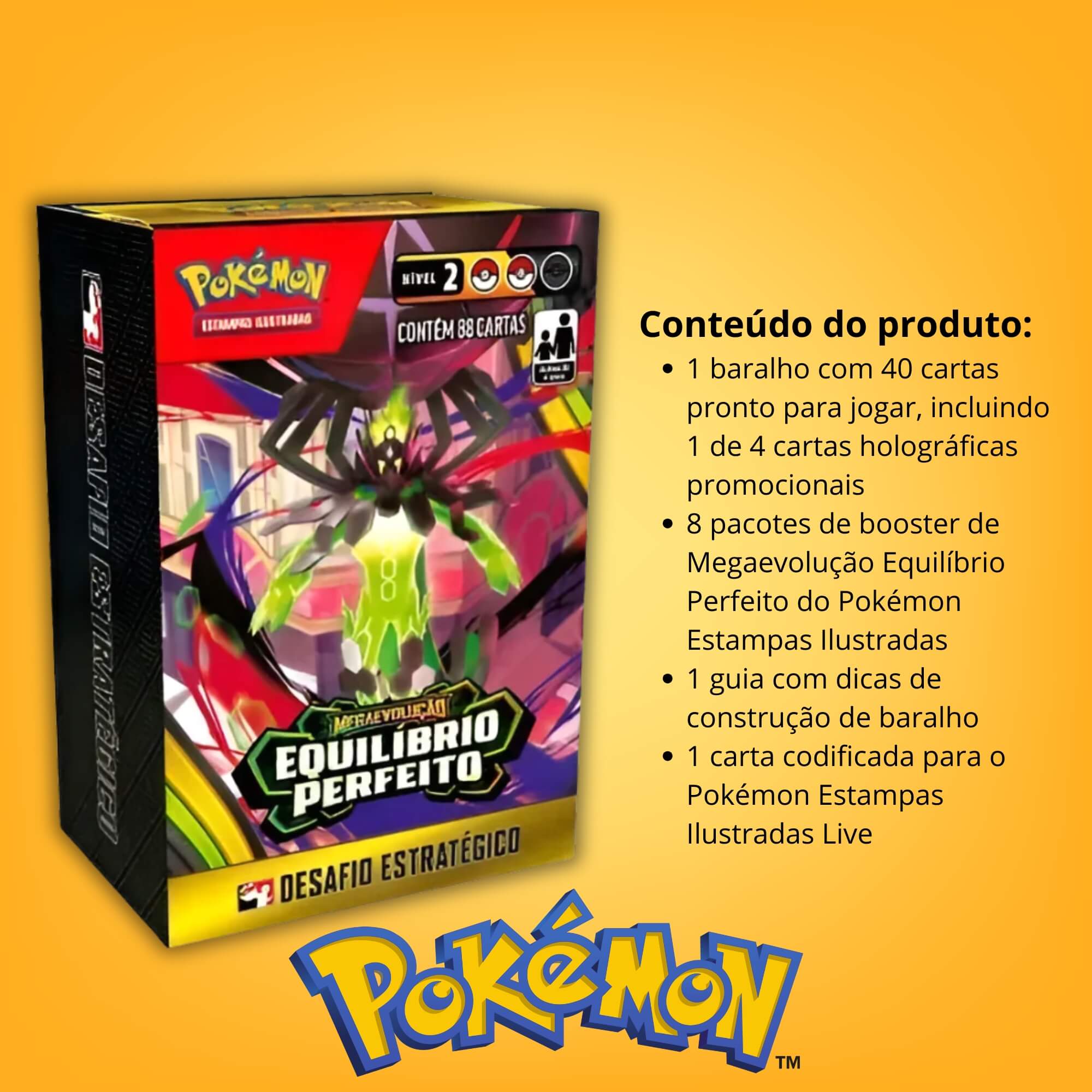 Pokemon ME03 Desafio Estratégico Equilíbrio Perfeito Copag - 36865