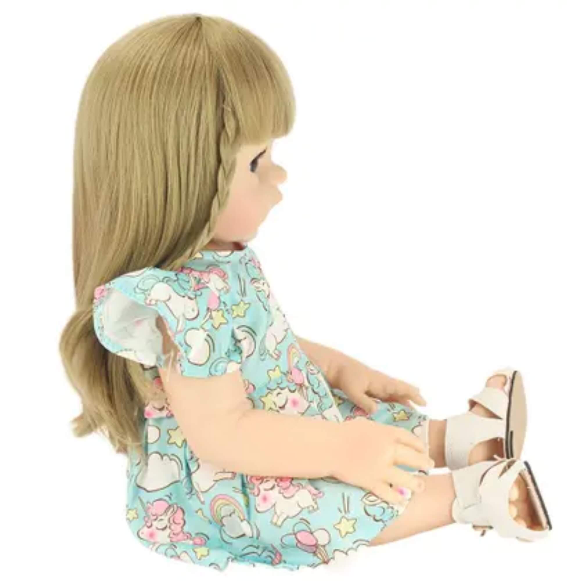 Boneca Realista Baby Star Sabrina com Acessórios BBR - R3481
