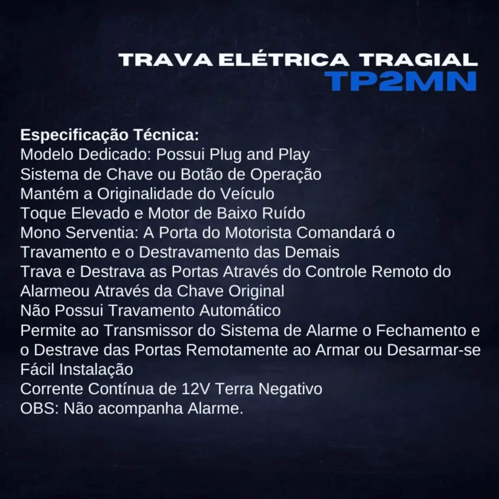Kit Trava Elétrica Novo Uno 10/20 Palio 95/05 Ka 2P 08/13 Celta 2P 26/15 Tragial - KTTP001