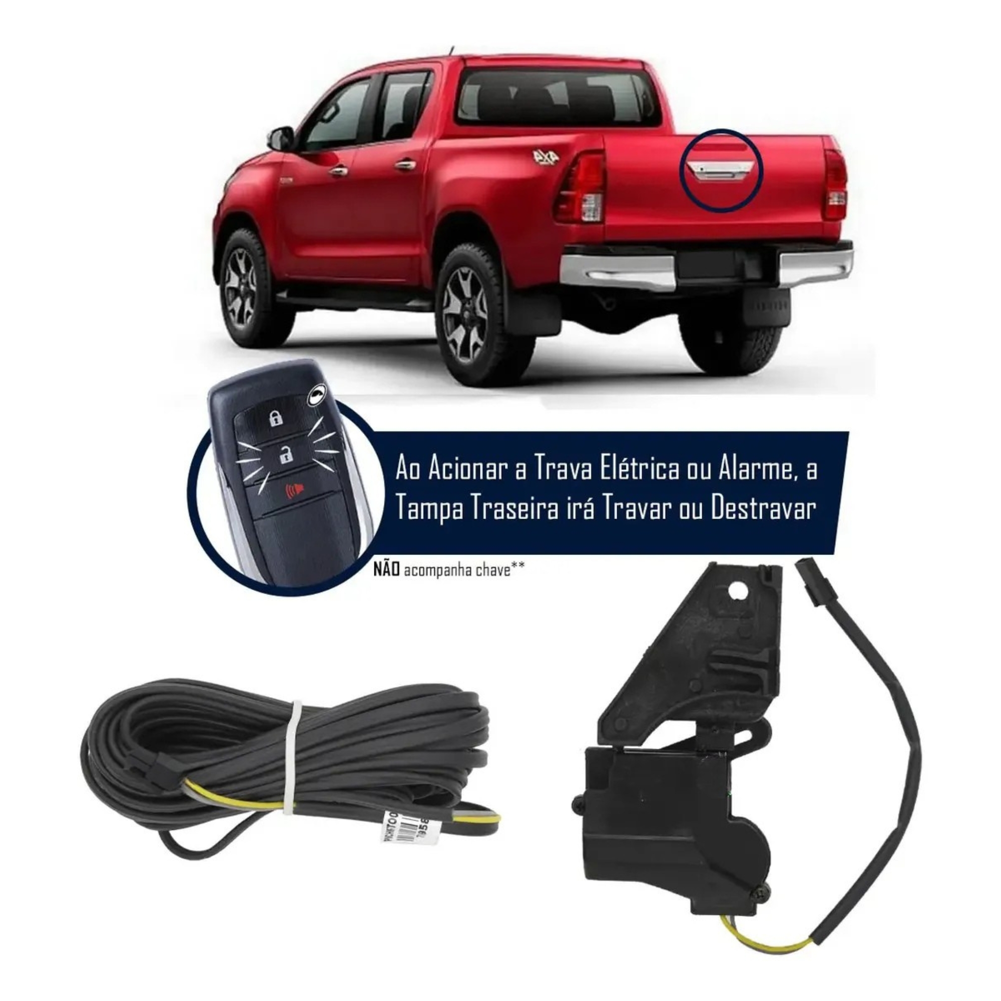 Kit Trava Caçamba Hilux 2016 em Diante Tragial - KTTO006