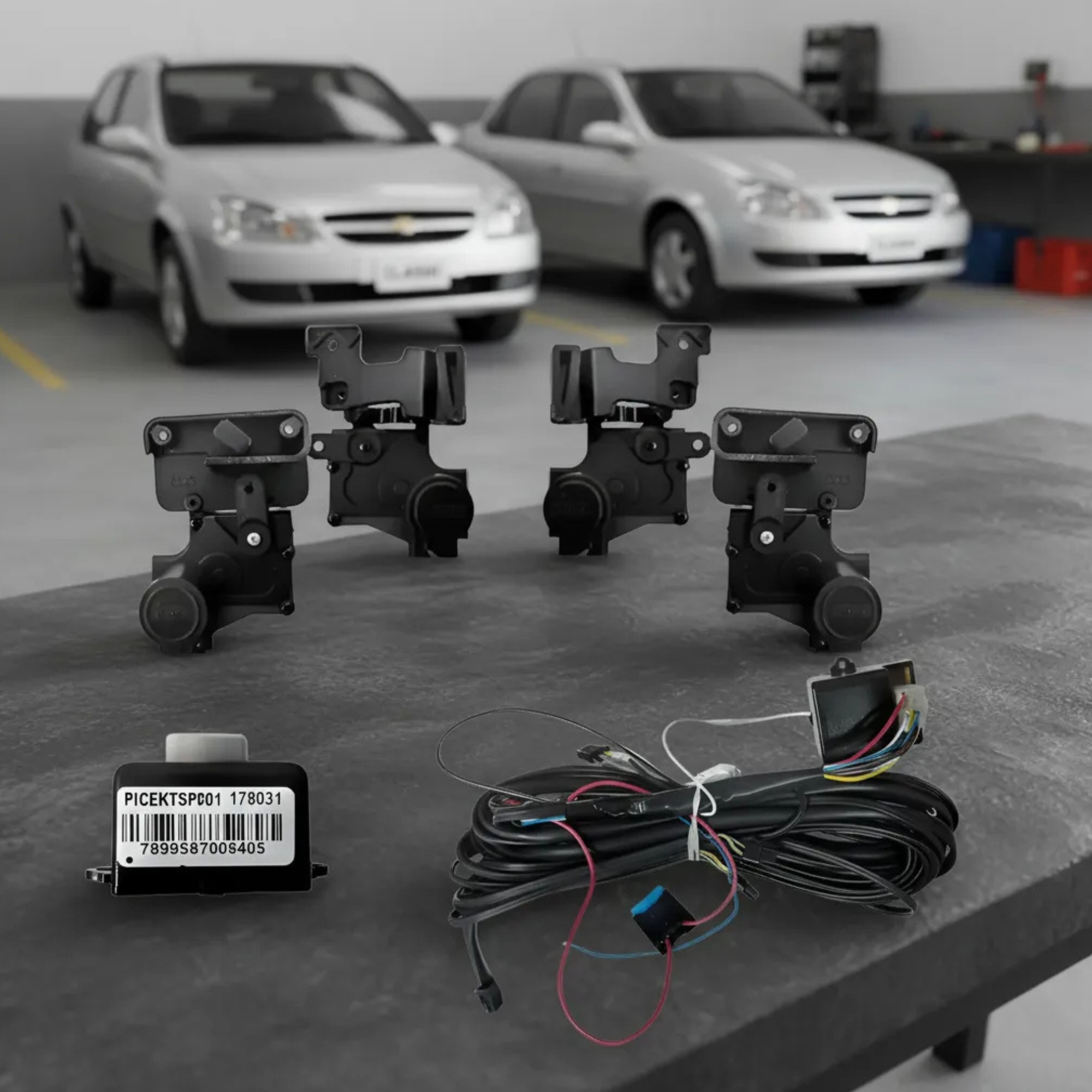 Kit Trava Elétrica GM Corsa Hatch / Sedan 1994 à 2002 Classic 4 Portas Tragial - KTGM005