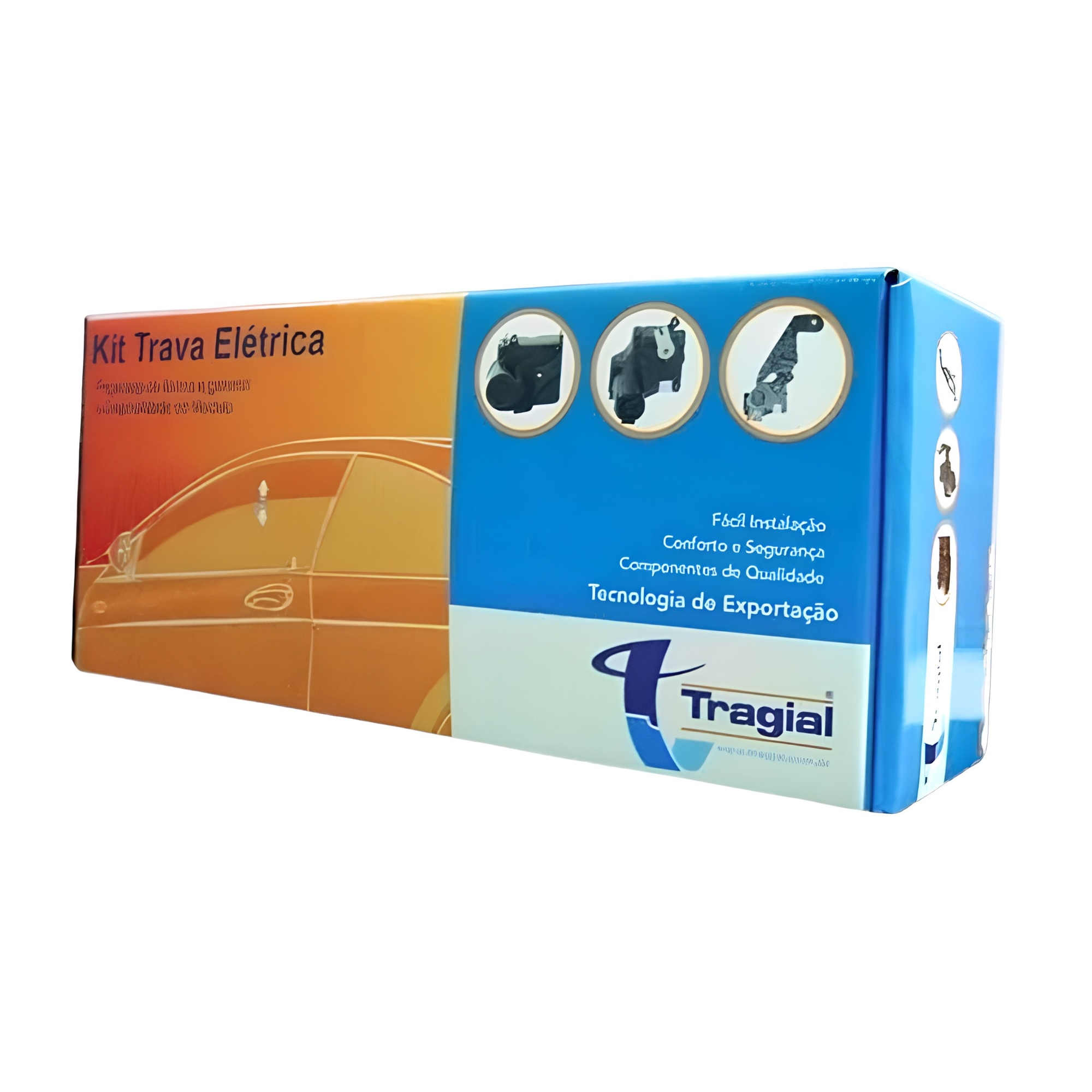 Kit Trava Elétrica Fox Gol Parati G2 G3 e G4 4 Portas Tragial - KTVW039