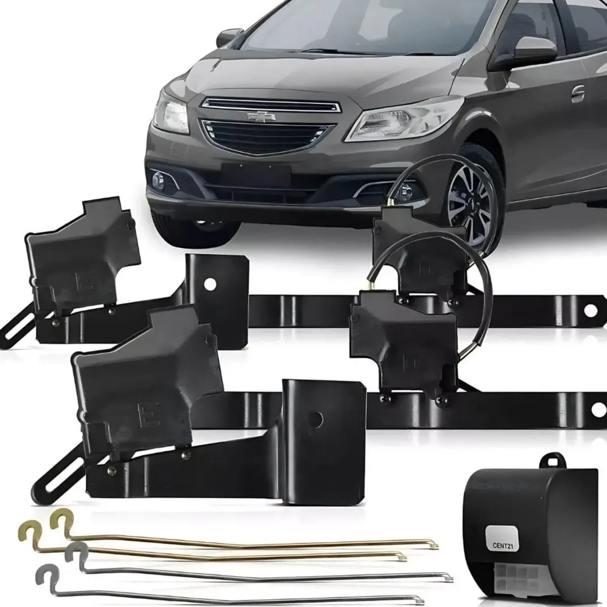 Kit Trava Elétrica Dedicada Vw Gol Voyage G5 e G6 4p Tragial - KTVW009