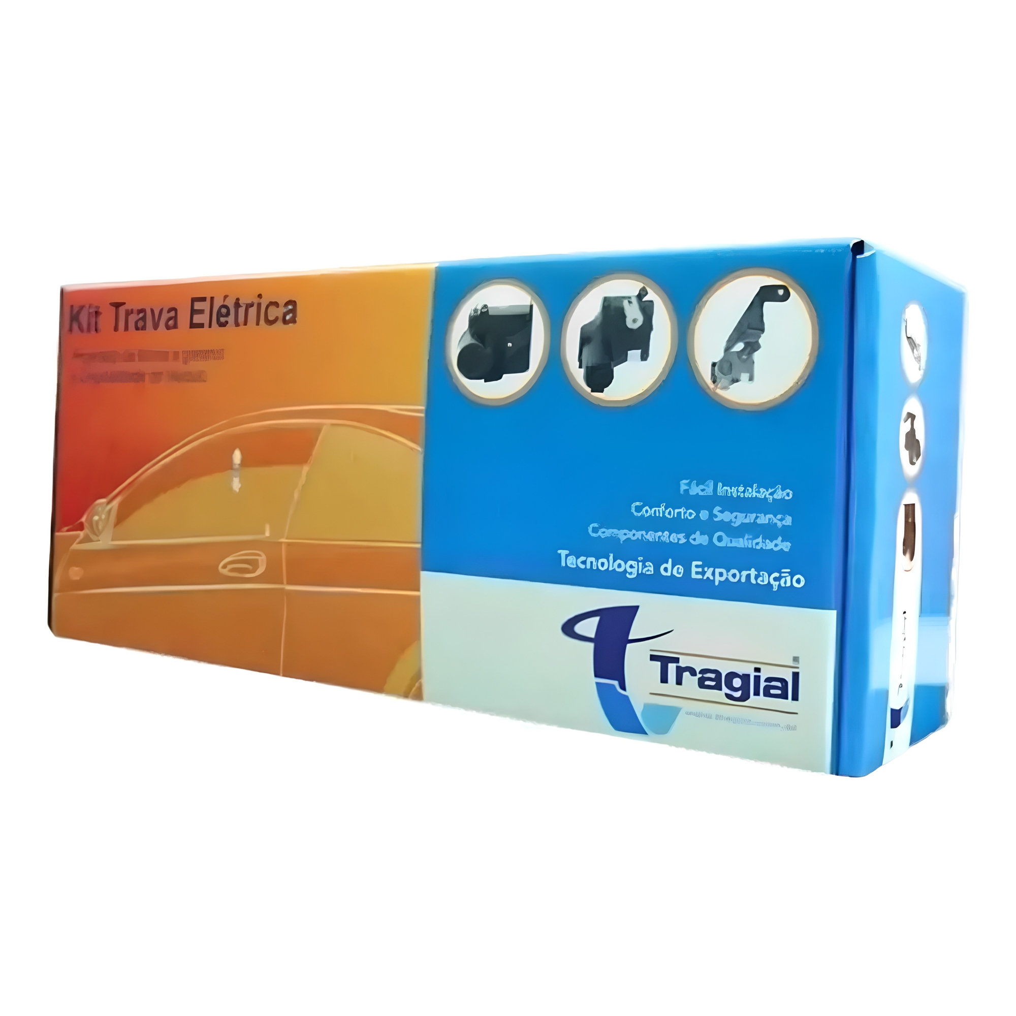 Kit Trava Elétrica Dedicada Vw Gol Voyage G5 e G6 4p Tragial - KTVW009