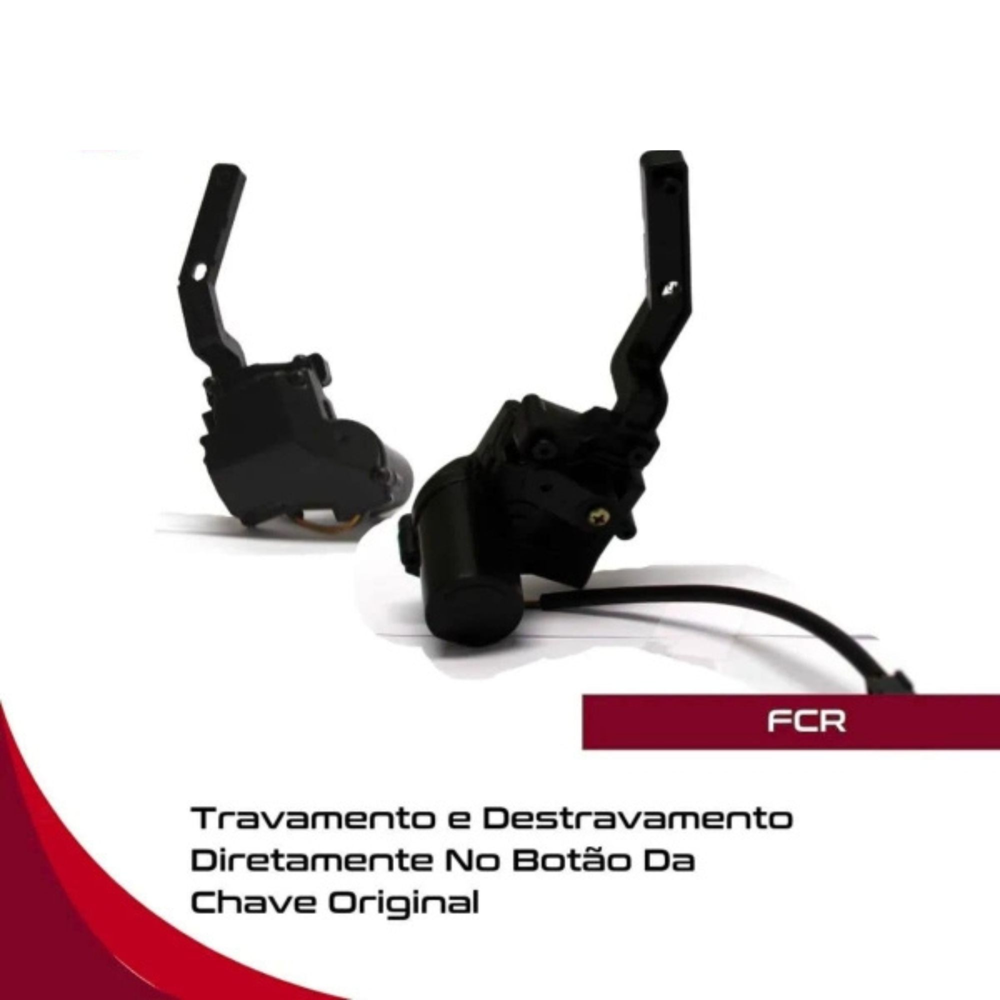 Kit Trava Elétrica Caçamba Ranger 2013 a 2023 c/ Tambor de Chave Tragial - KTFD008
