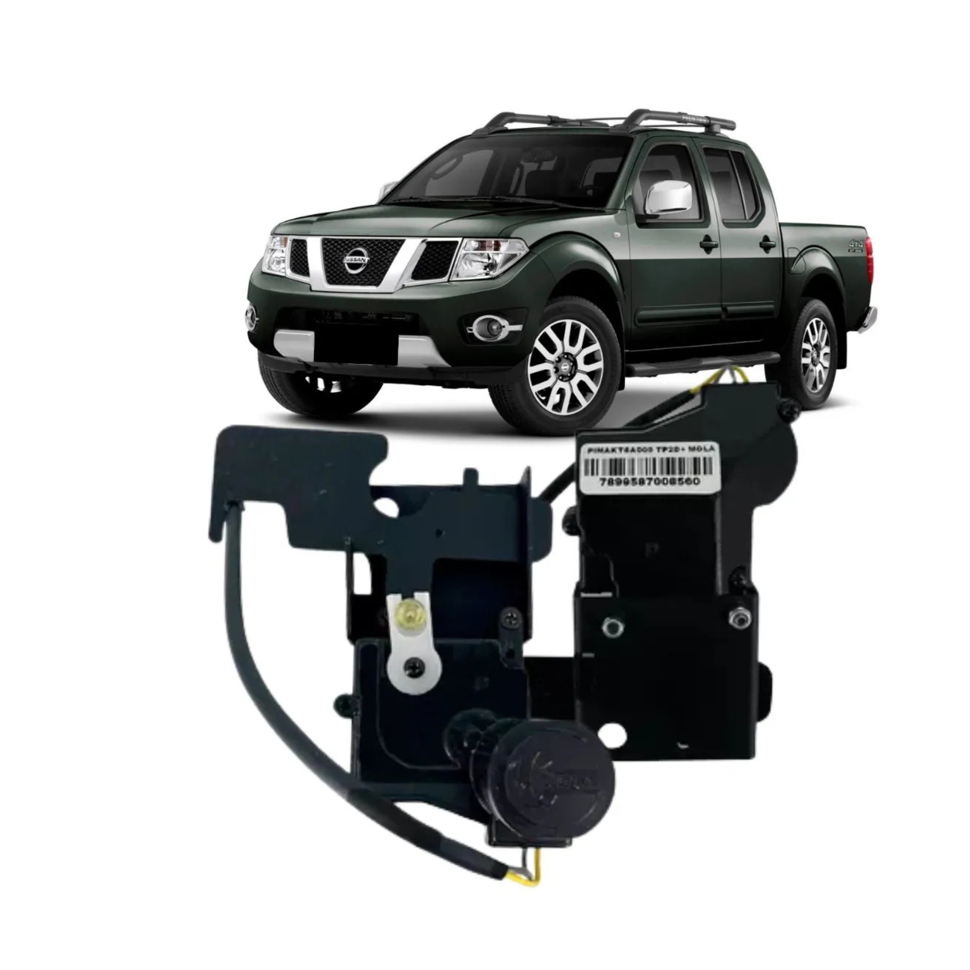 Kit Trava Elétrica Caçamba Nissan Frontier 2010 a 2016 Tampa Traseira Tragial - NIMN003