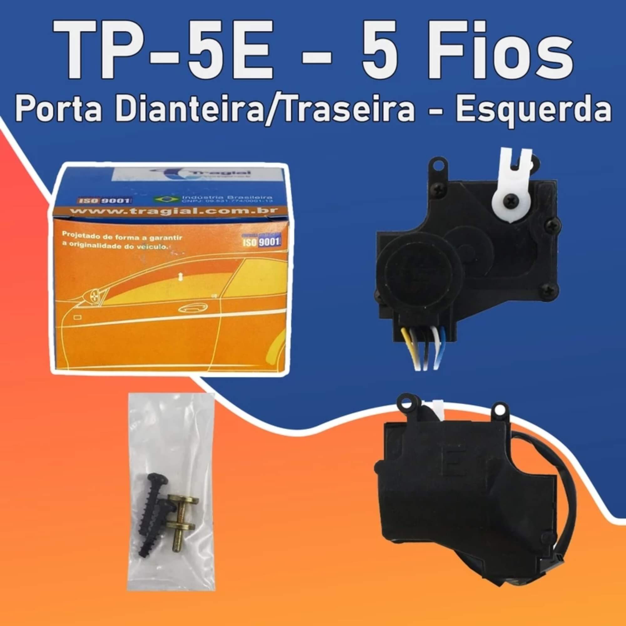 Motor de Trava Elétrica Uno 10/ Ka 08/ Fiesta Dianteiro Tragial - TP5E001
