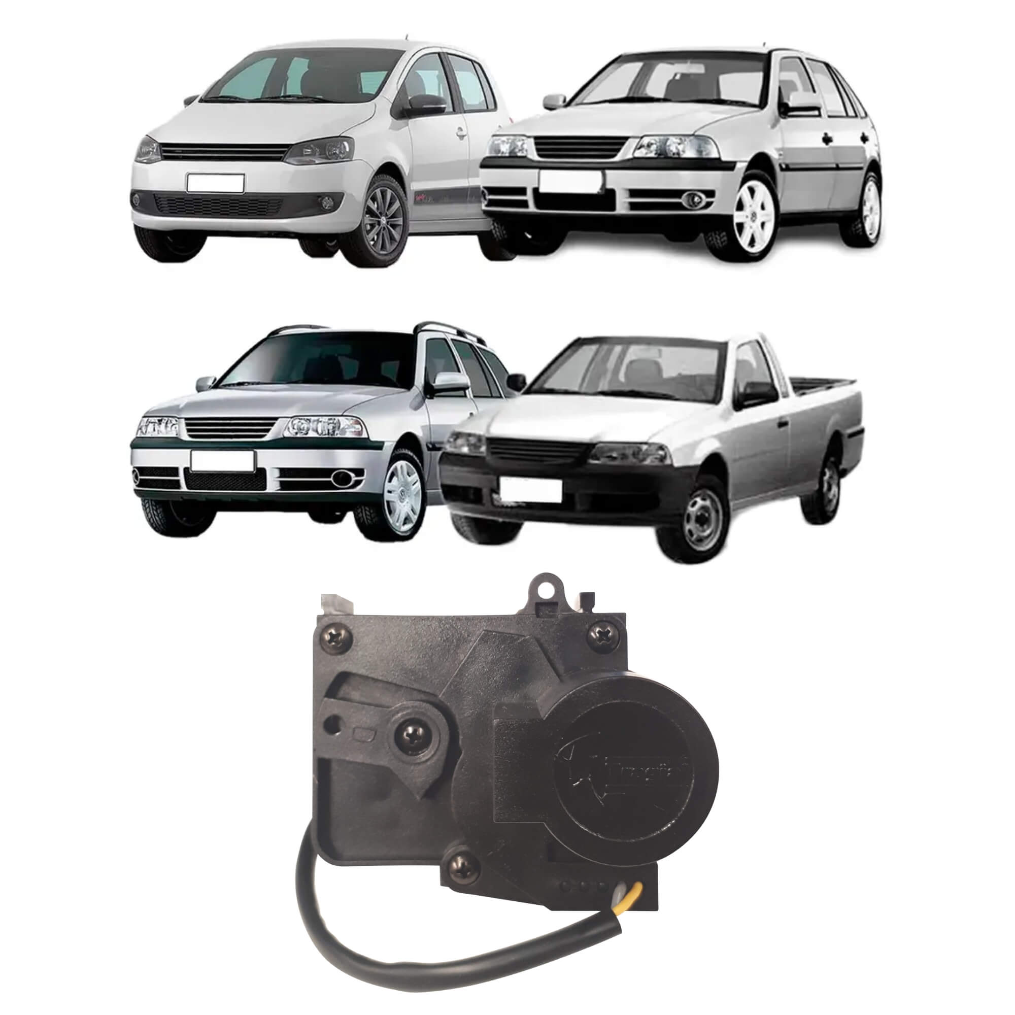 Motor de Trava Elétrica Gol Parati Saveiro Fox Dianteiro e Traseiro Tragial - VW2D001