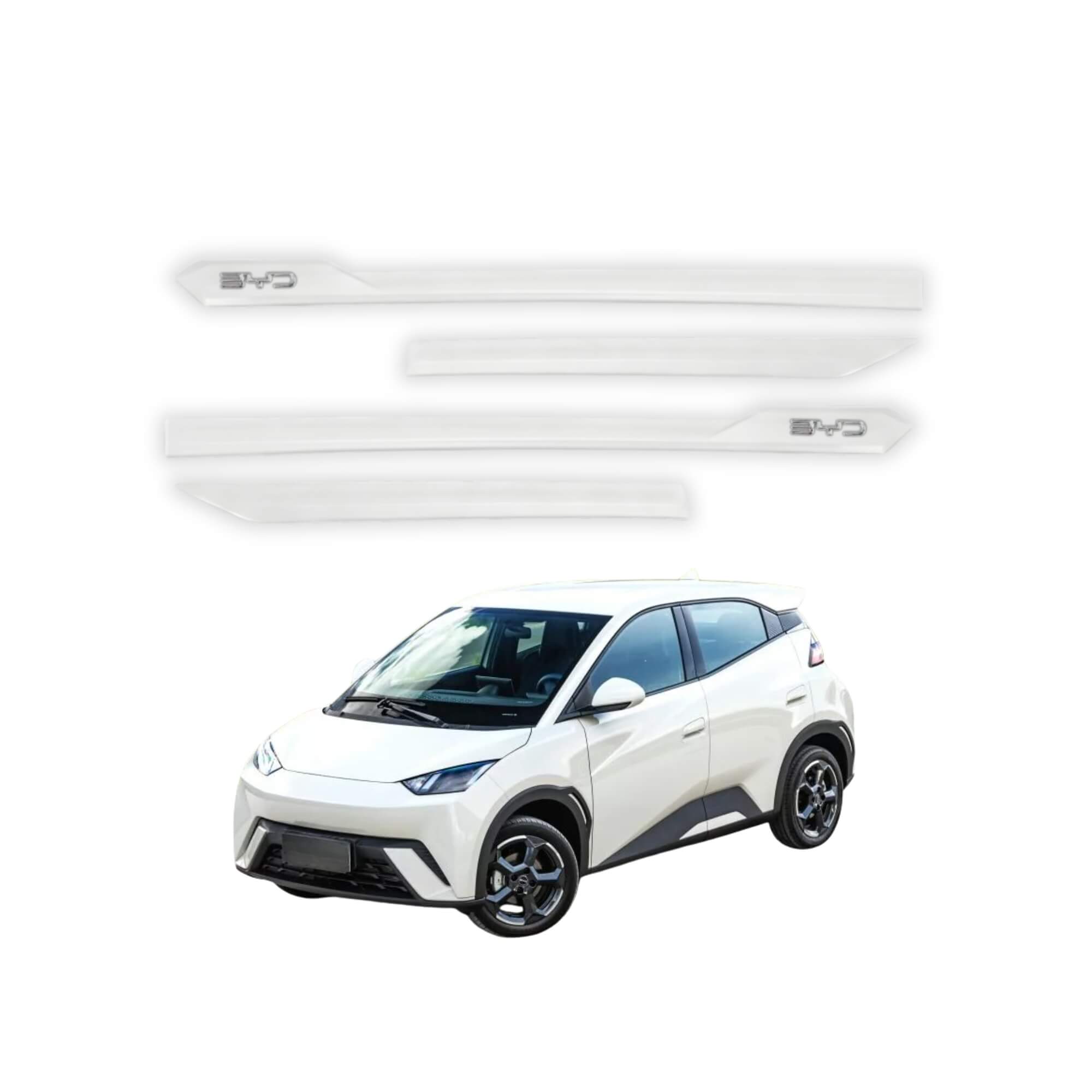 Friso tipo Original Cromo 4P Dolphin Mini 2024 em diante 4 Peças Apricity White Grid - 1200C-BCO-I