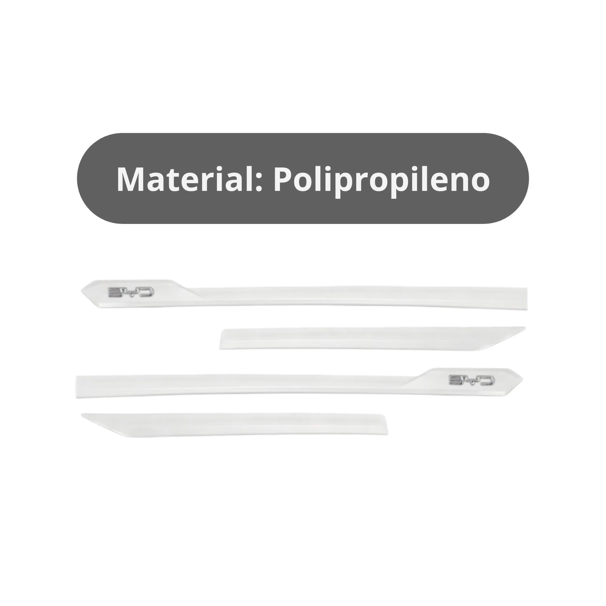 Friso tipo Original Cromo 4P Dolphin Mini 2024 em diante 4 Peças Apricity White Grid - 1200C-BCO-I