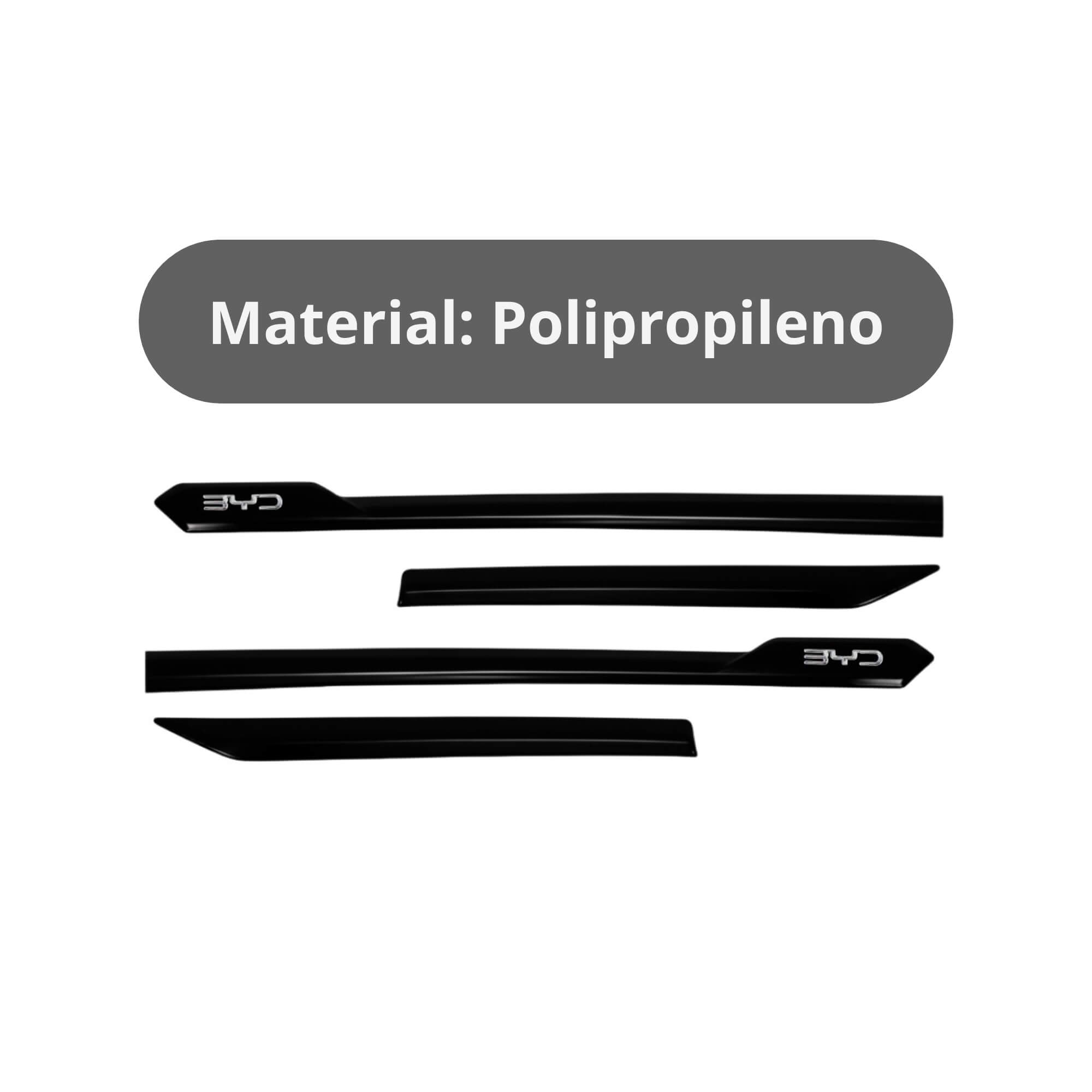 Friso tipo Original Cromo 4P Dolphin Mini 2024 em diante 4 Peças Polar Night Black Grid - 1201C-PTO-I