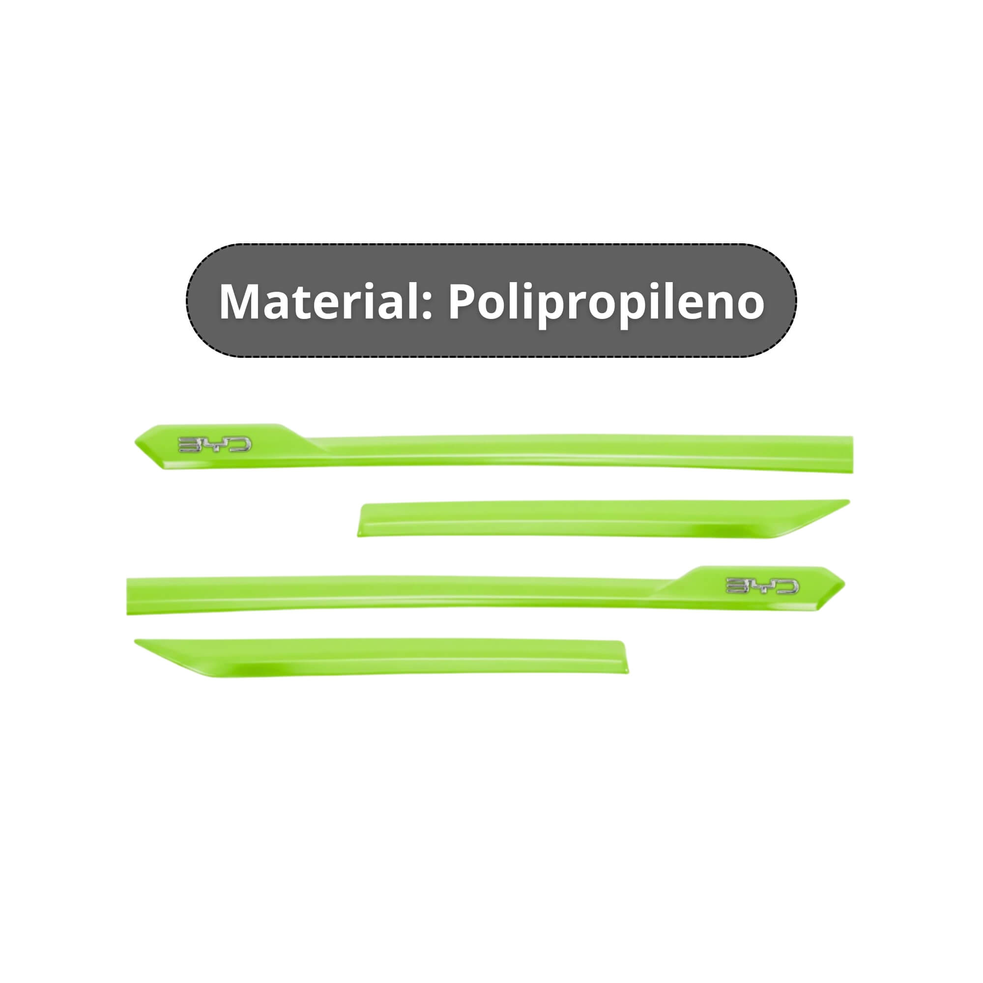 Friso tipo Original Cromo 4P Dolphin Mini 2024 em diante 4 Peãs Sprout Green Grid - 1203C-VER-I