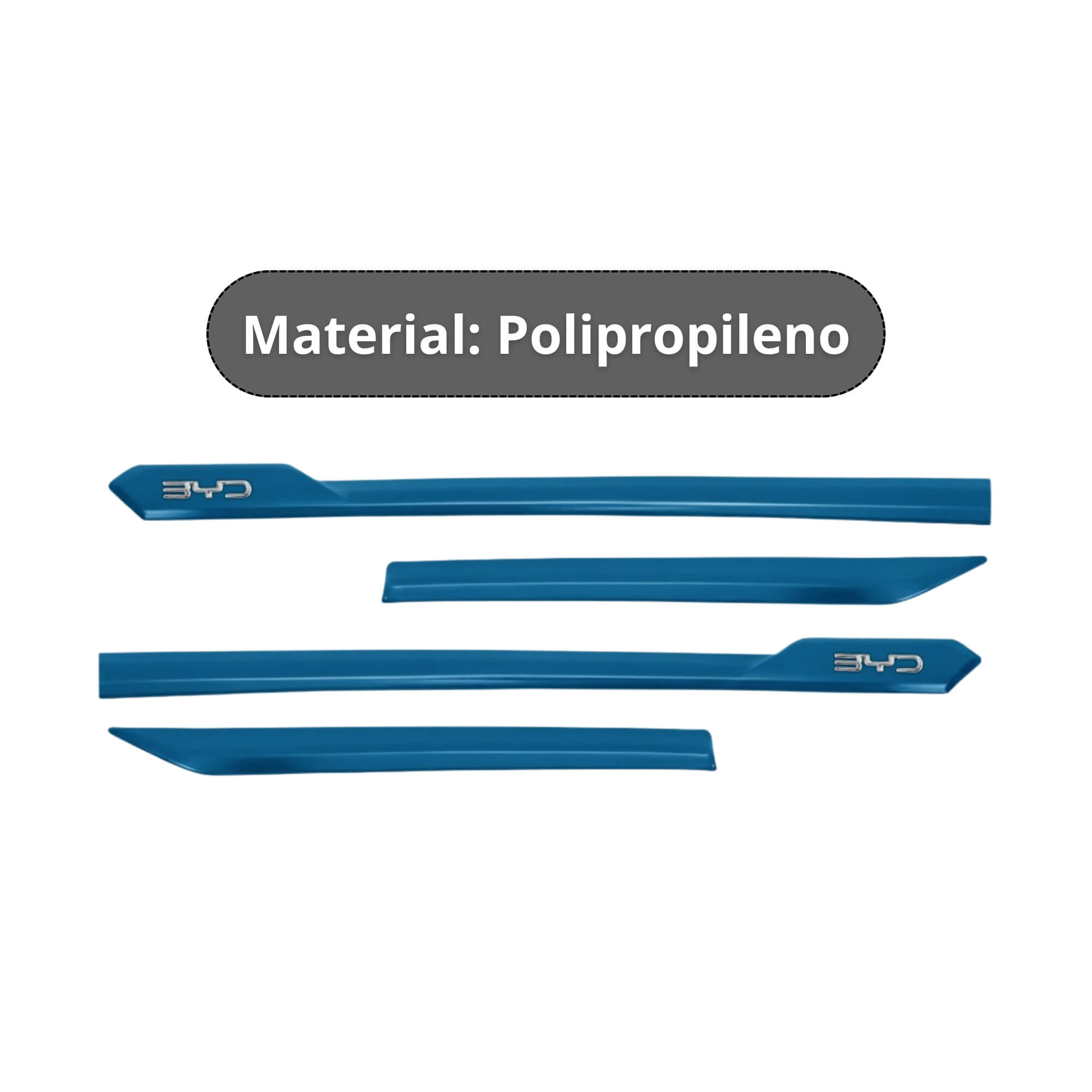 Friso tipo Original Cromo 4P Dolphin Mini 2025 em diante 4 Peças Atlantis Blue Grid - 1205C-AZL-I