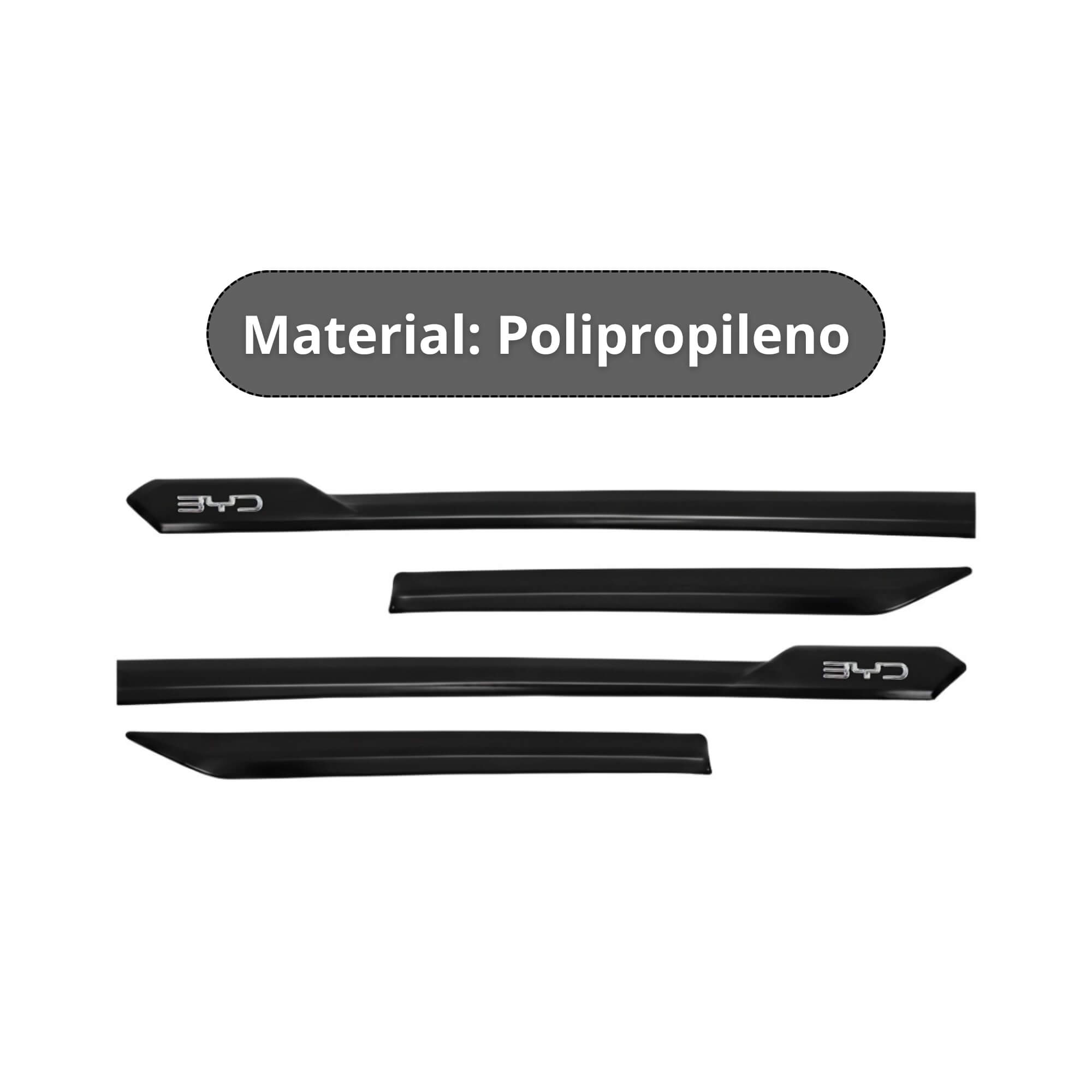 Friso tipo Original Cromo 4P Dolphin Mini 2026 em diante 4 Peças Obsidian Black Grid - 1206C-PTO-I