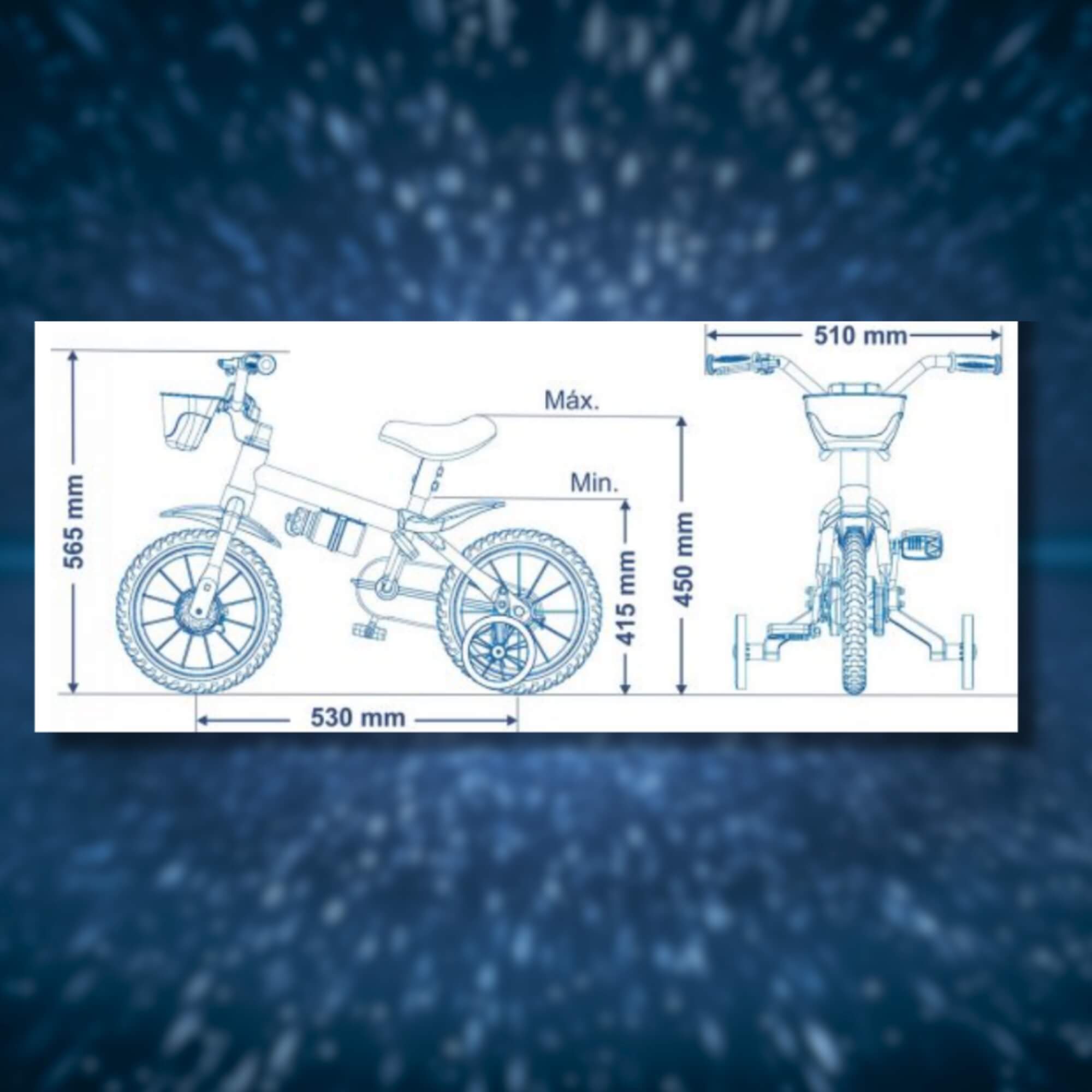 COMP Kit Bicicleta Infantil Aro 12 Frozen Nathor + Camiseta Frozen mnga longa