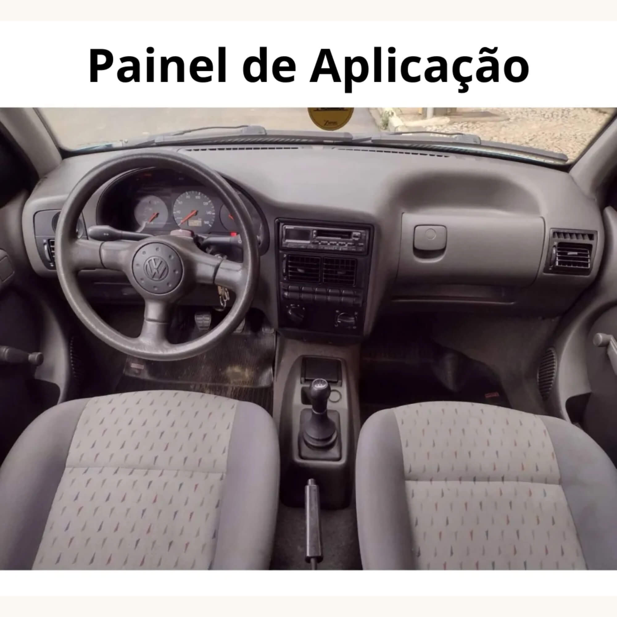 COMP Kit Central Multimídia 2 Din MP5 9 Polegadas + Câmera de Ré + Moldura Gol / Parati / Saveiro