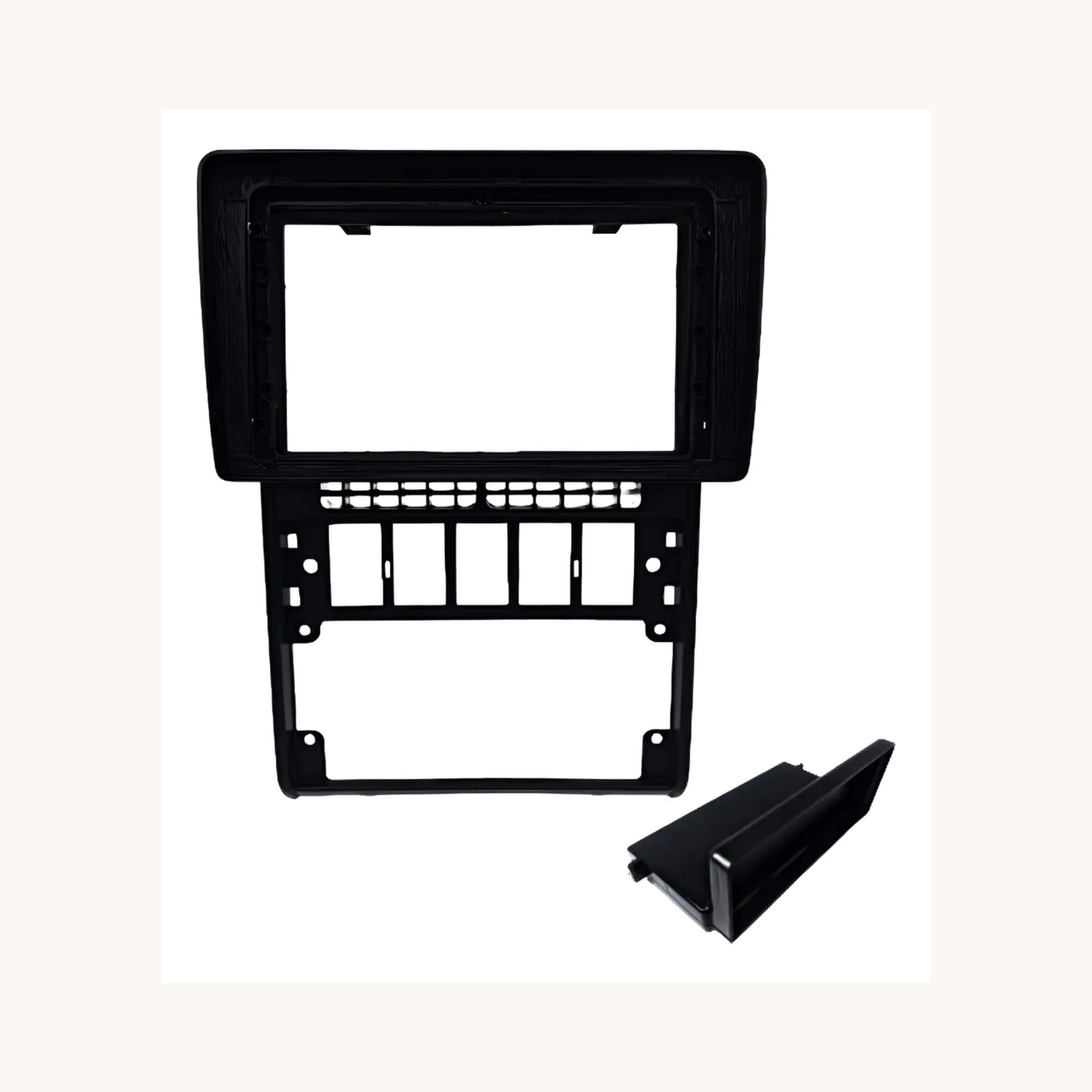 COMP Kit Central Multimídia 2 Din MP5 9 Polegadas + Câmera de Ré + Moldura Gol / Parati / Saveiro