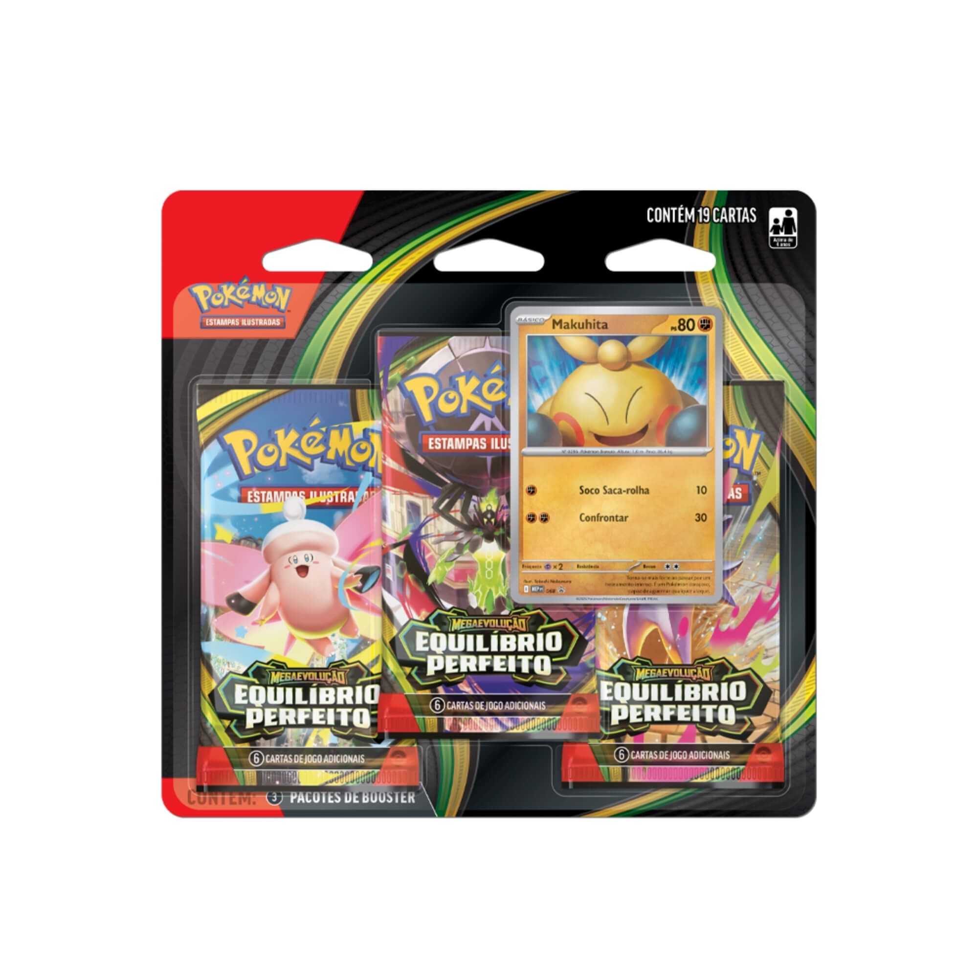 Pokemon Blister Triplo ME03 Equilíbrio Perfeito Copag - 36859