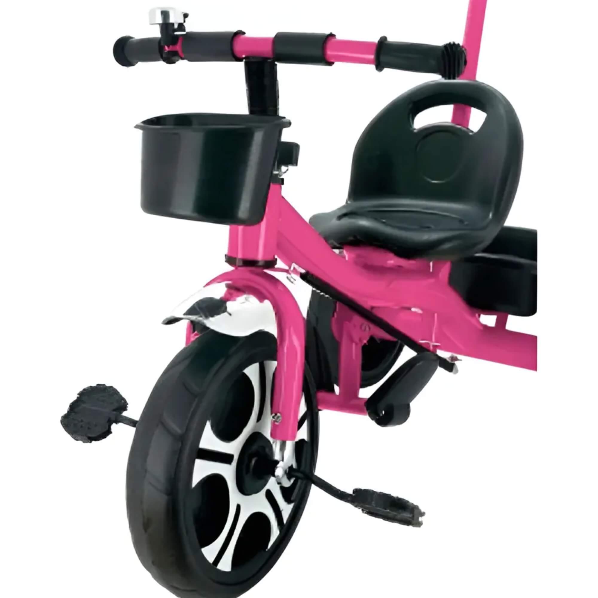 Triciclo com Apoiador Rosa Zippy Toys - TA21M1 7631