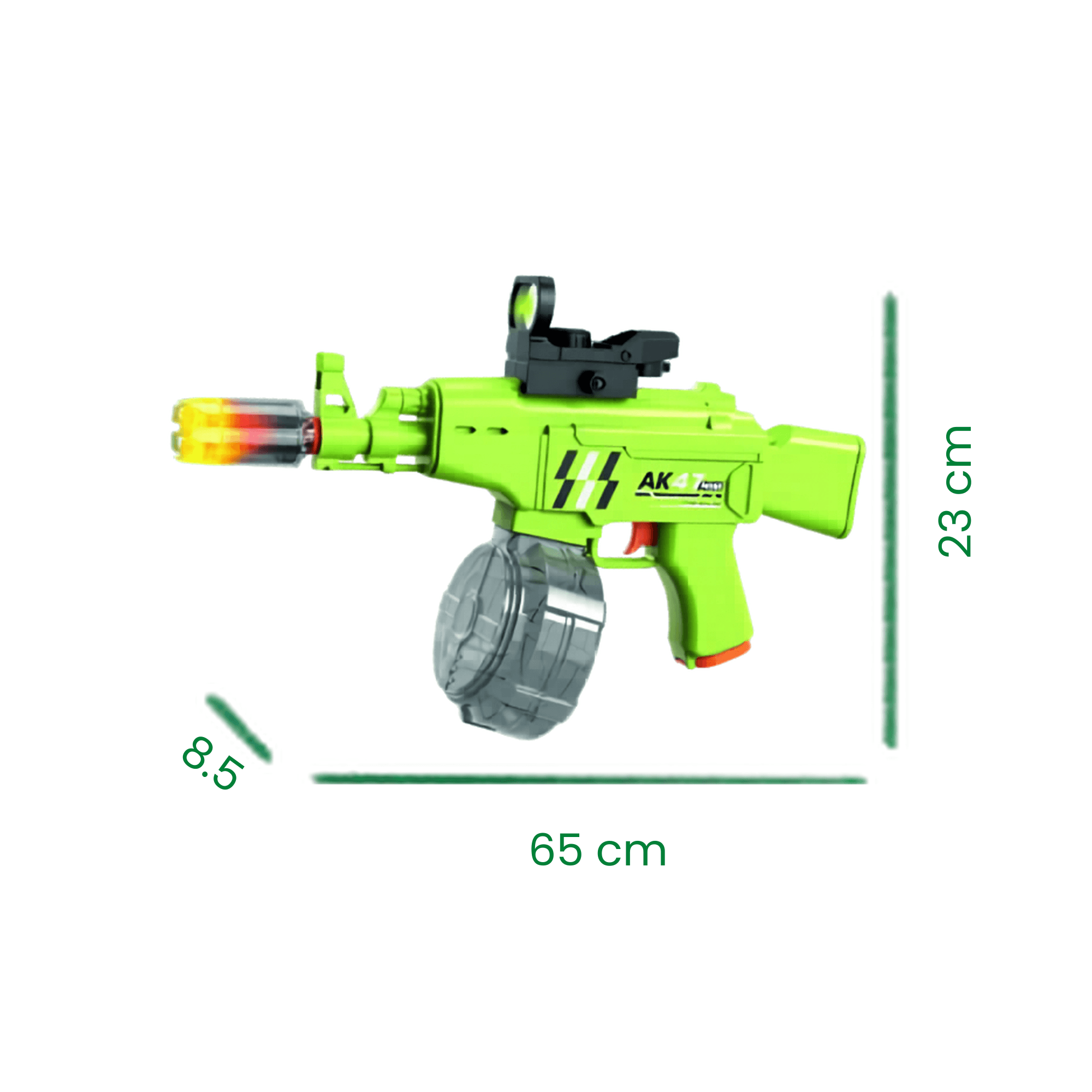 Brinquedo Lançador de Água AK-47 Elétrico Zippy Toys - 11136