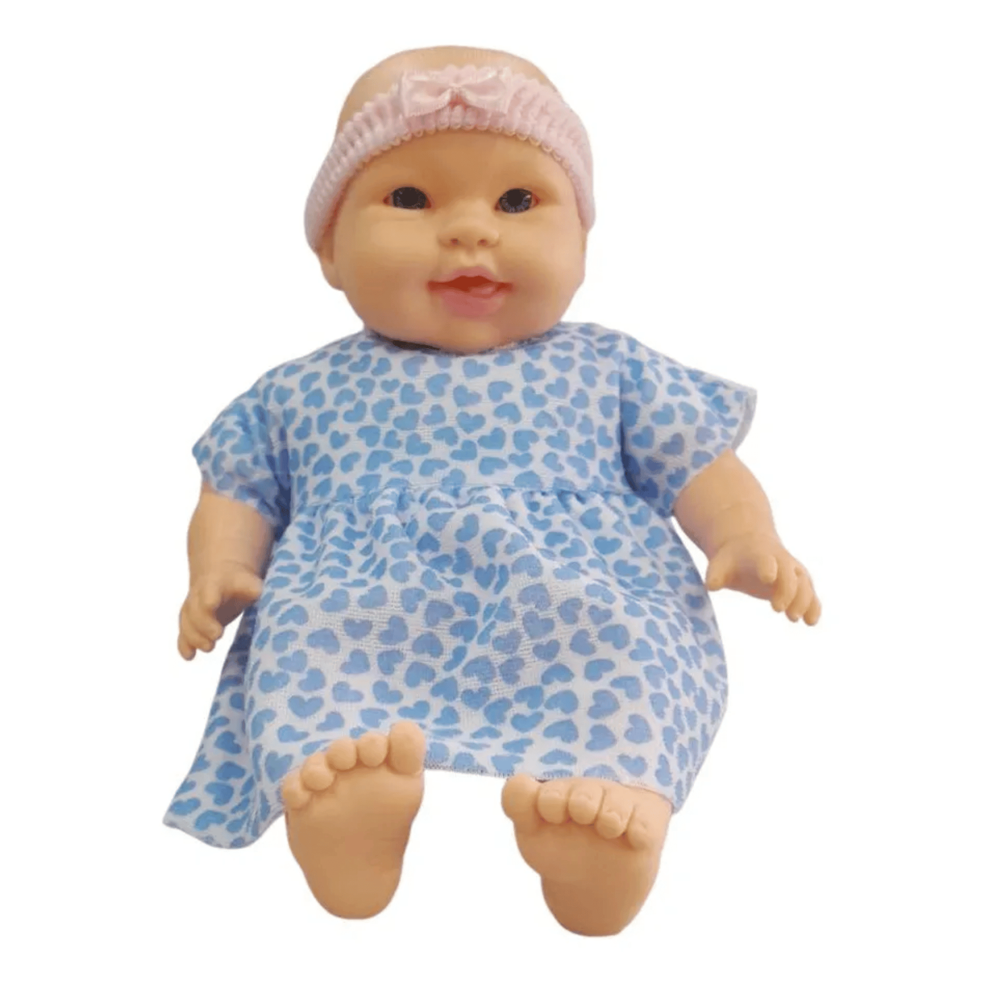 Boneca Nenequinha Baby Vestido Azul Super Toys - 674