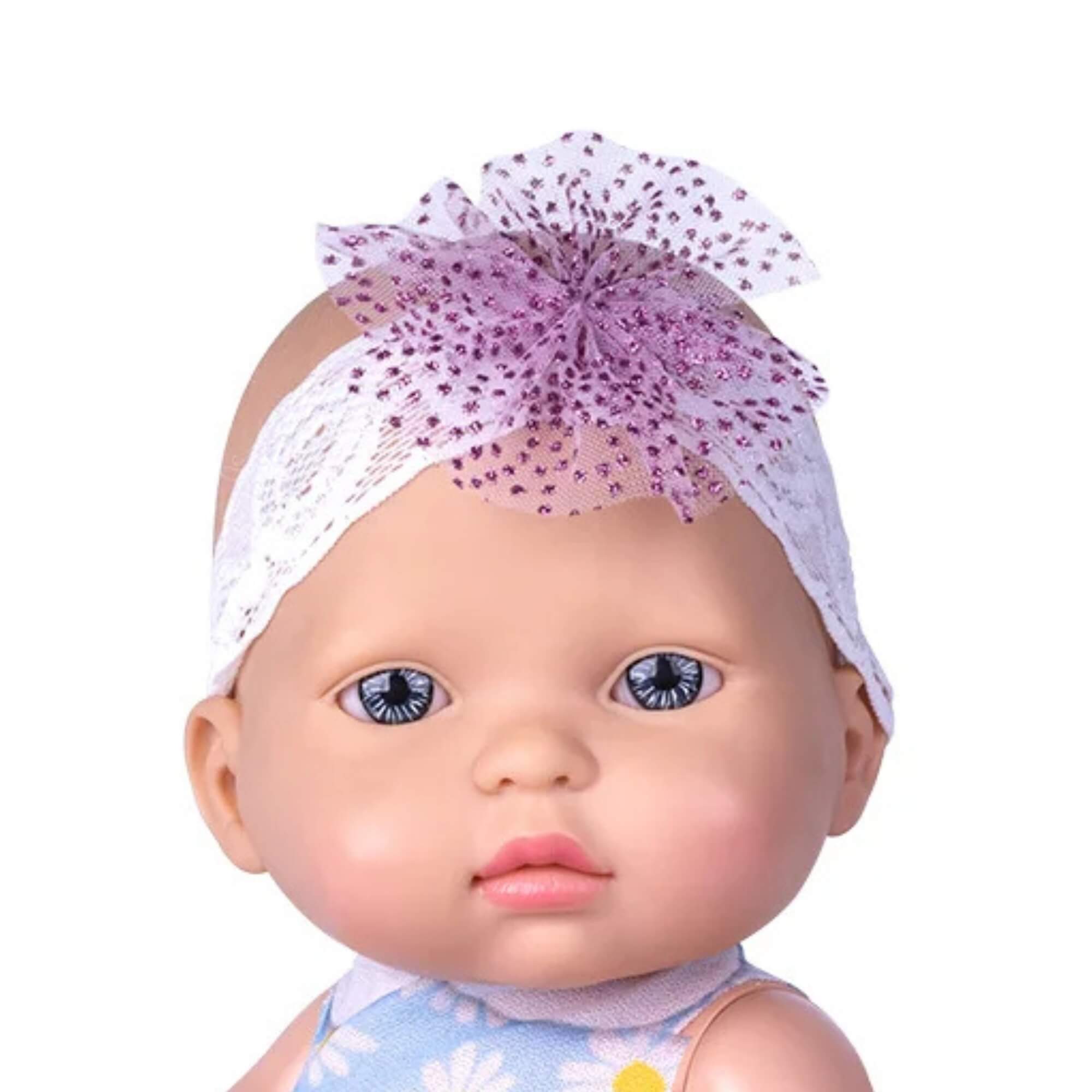 Boneca Grissa Baby com Tiara Super Toys - 657