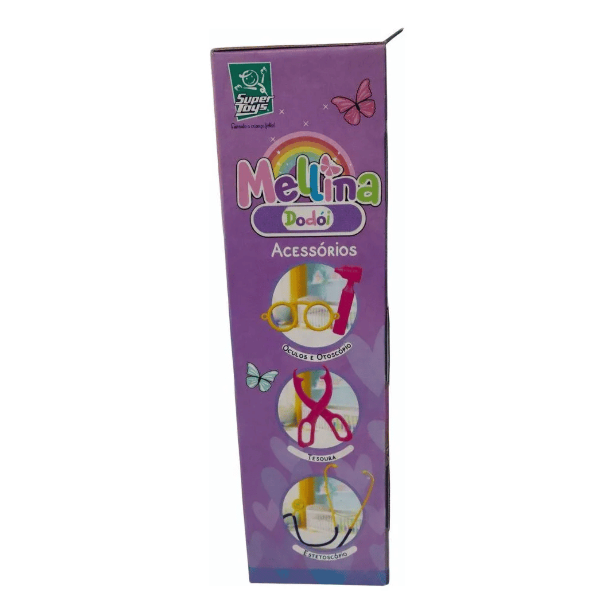 Boneca Infantil Mellina Dodói com Acessórios Médicos Super Toys - 660