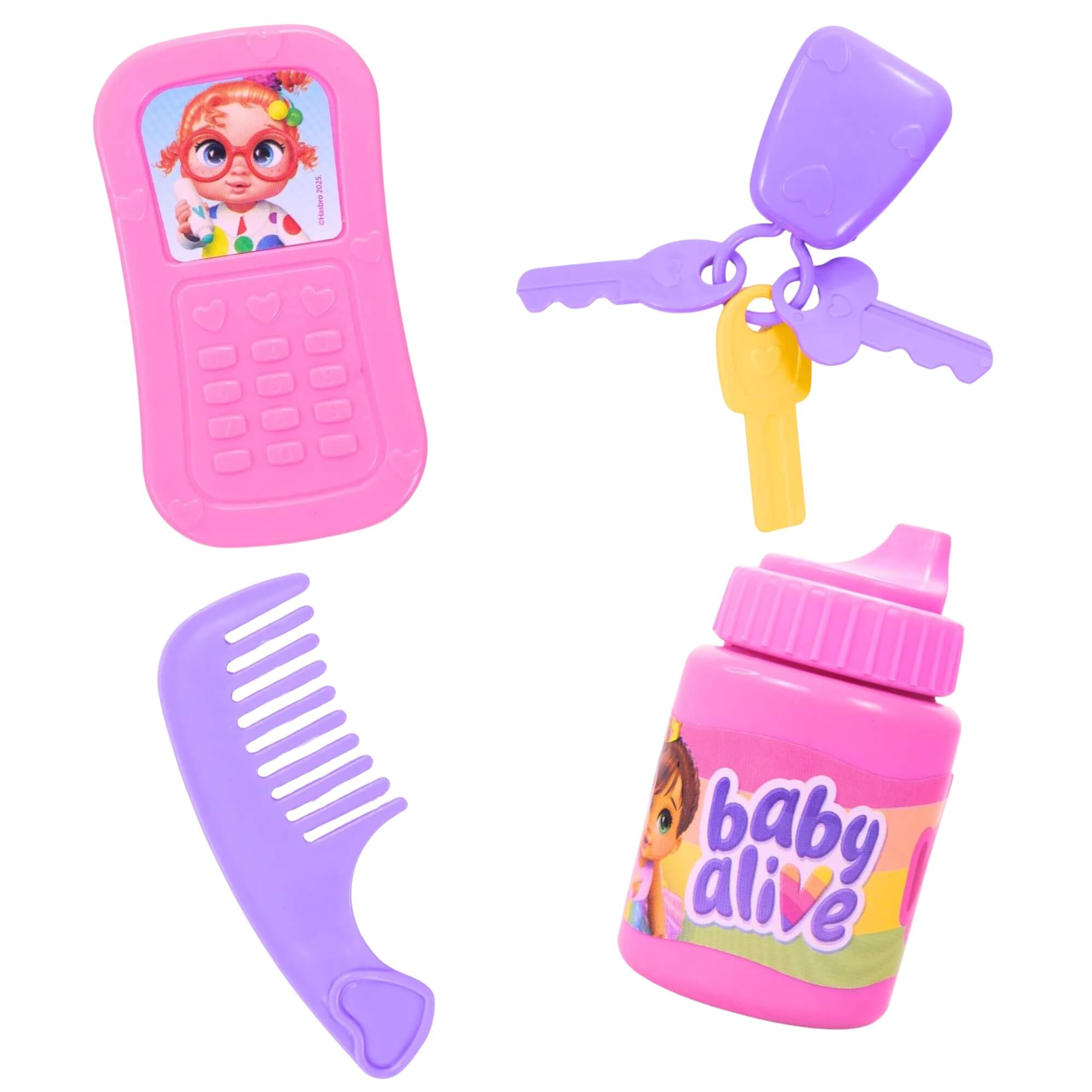 COMP Kit Brinquedo Infantil Baby Alive - Bebê Conforto + Bolsinha com Acessórios