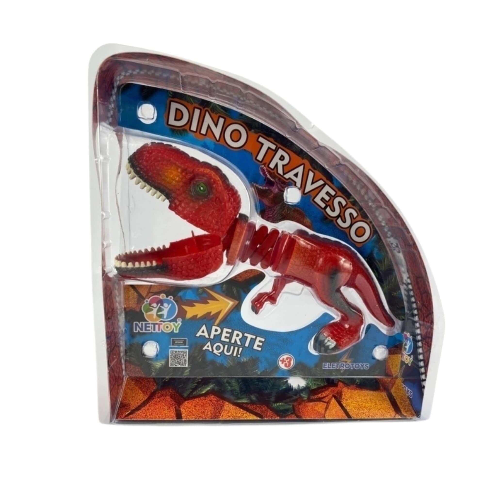 COMP Kit Dinossauro com Som - Tyranossaurus Rex + Dino Travesso