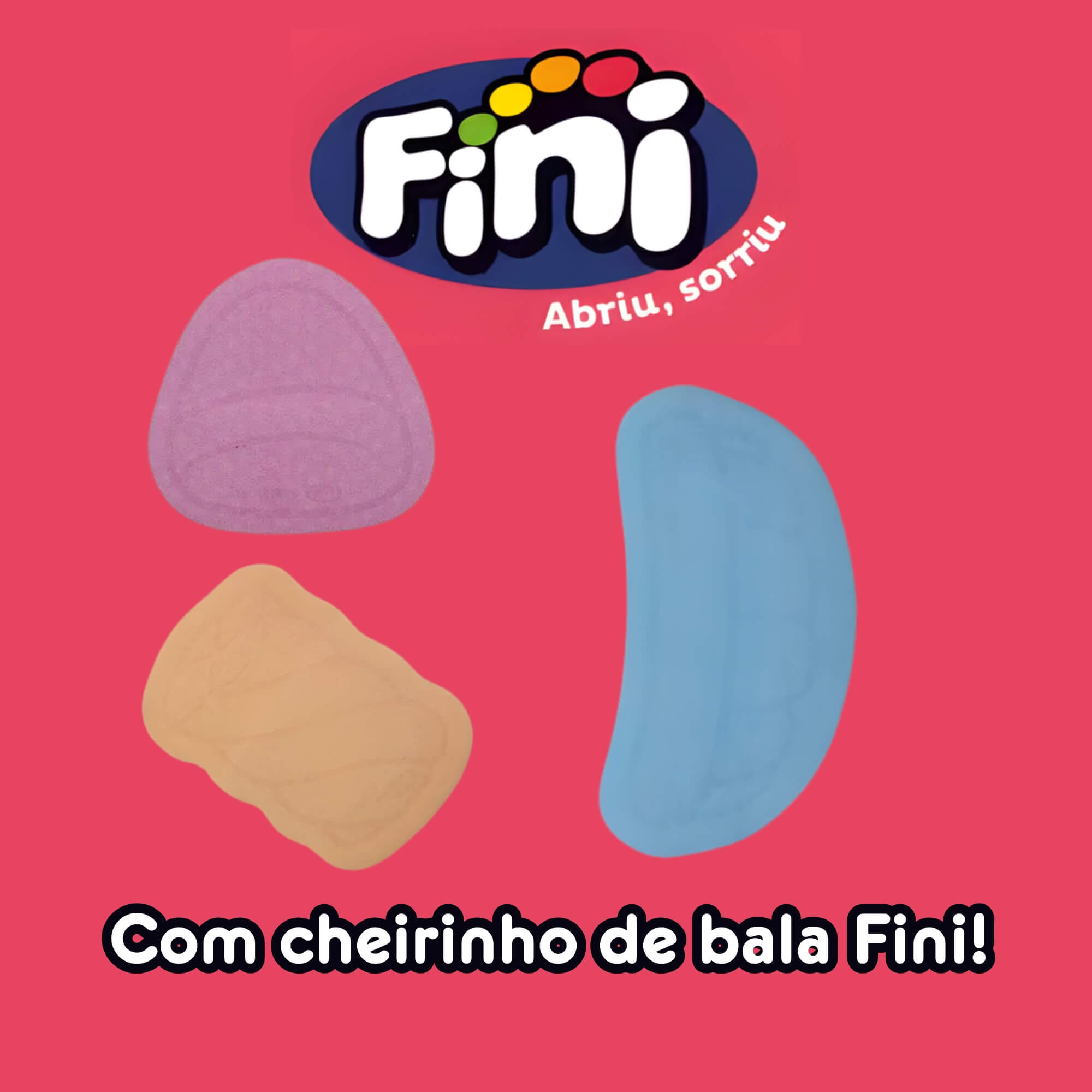 COMP Kit Papelaria Fini 2 Lápis + Apontador + Borracha +  Bloco Adesivo com Aroma