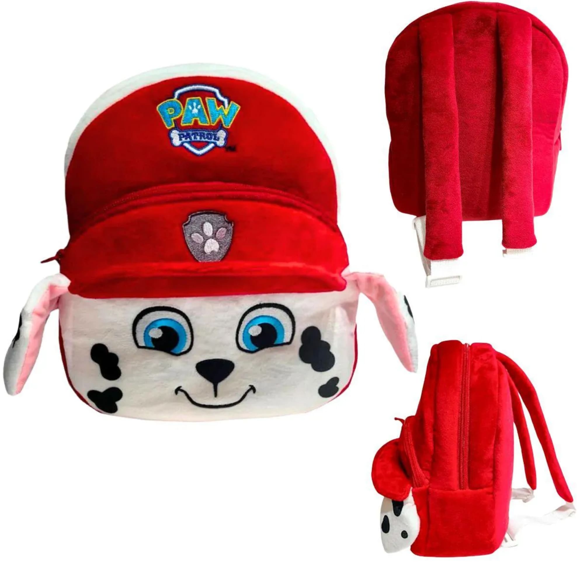 COMP Kit Patrulha Canina Marshall - Brinquedo de Empurrar + Mochila de Passeio