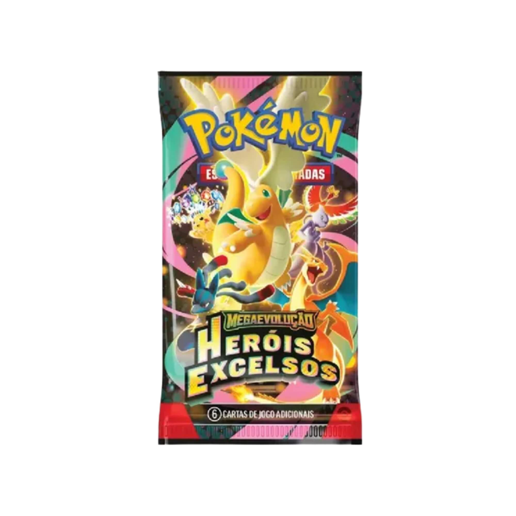 Pokemon Combo de Booster Megaevolução Heróis Excelsos Copag - 36655